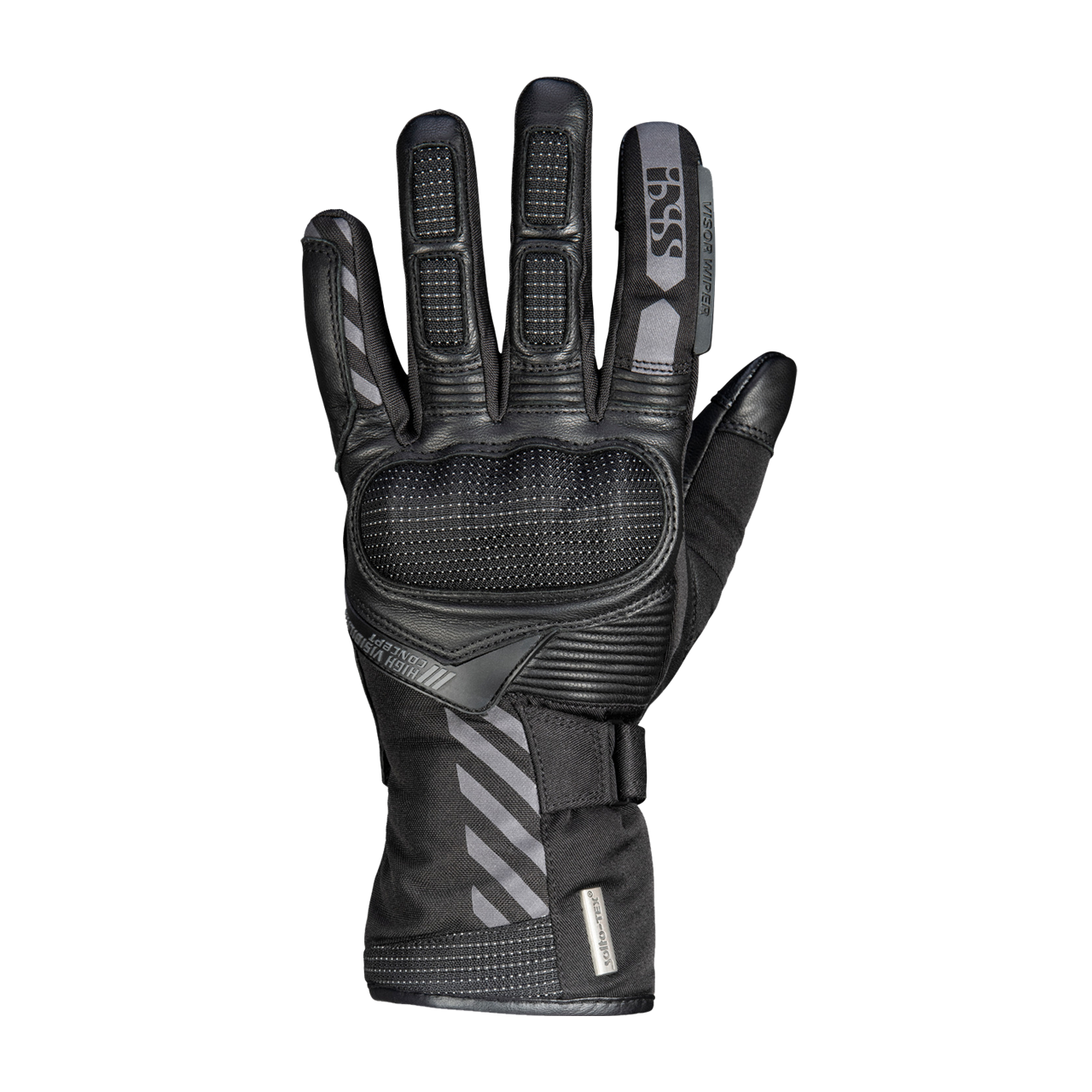 Damskie Rękawice Motocyklowe IXS Tour Glasgow-ST 2.0 CzarnyM