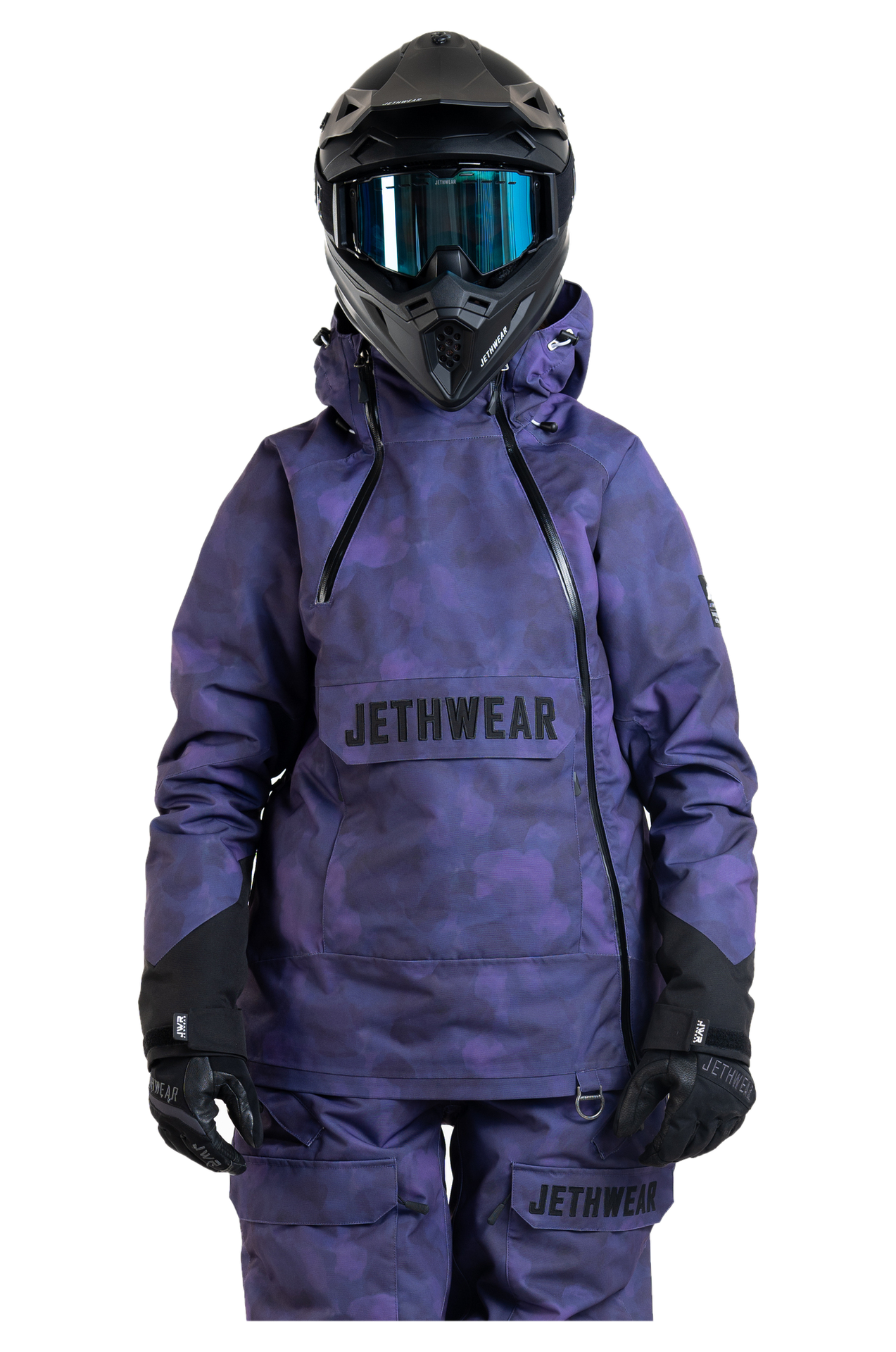 Kurtka Zimowa Jethwear Flight Anorak 40g (2025) Fioletowy/Tie dyeM