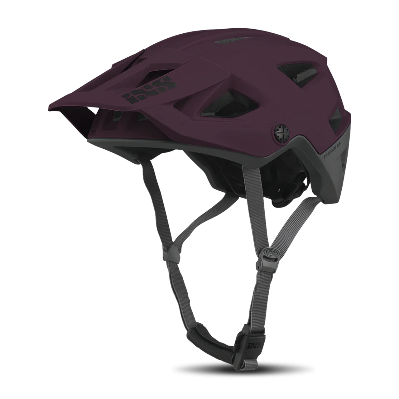 Kask MTB iXS Trigger FF Downhill RodzynkowyM