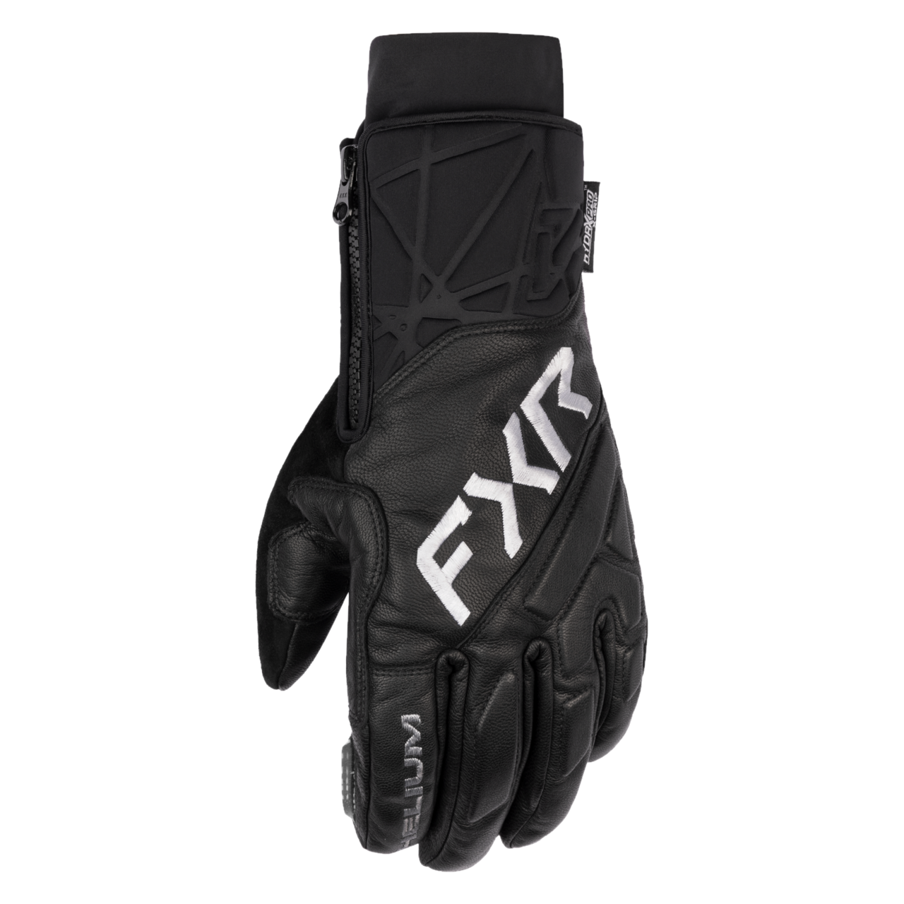 Rękawice Zimowe FXR Helium Skóra Krótkie Mankiety 26 CzarnyXL