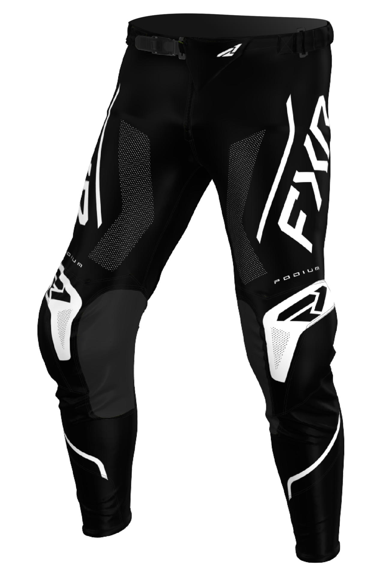 Spodnie Cross FXR Podium Relay 26 Czarny/Złamany Biały34