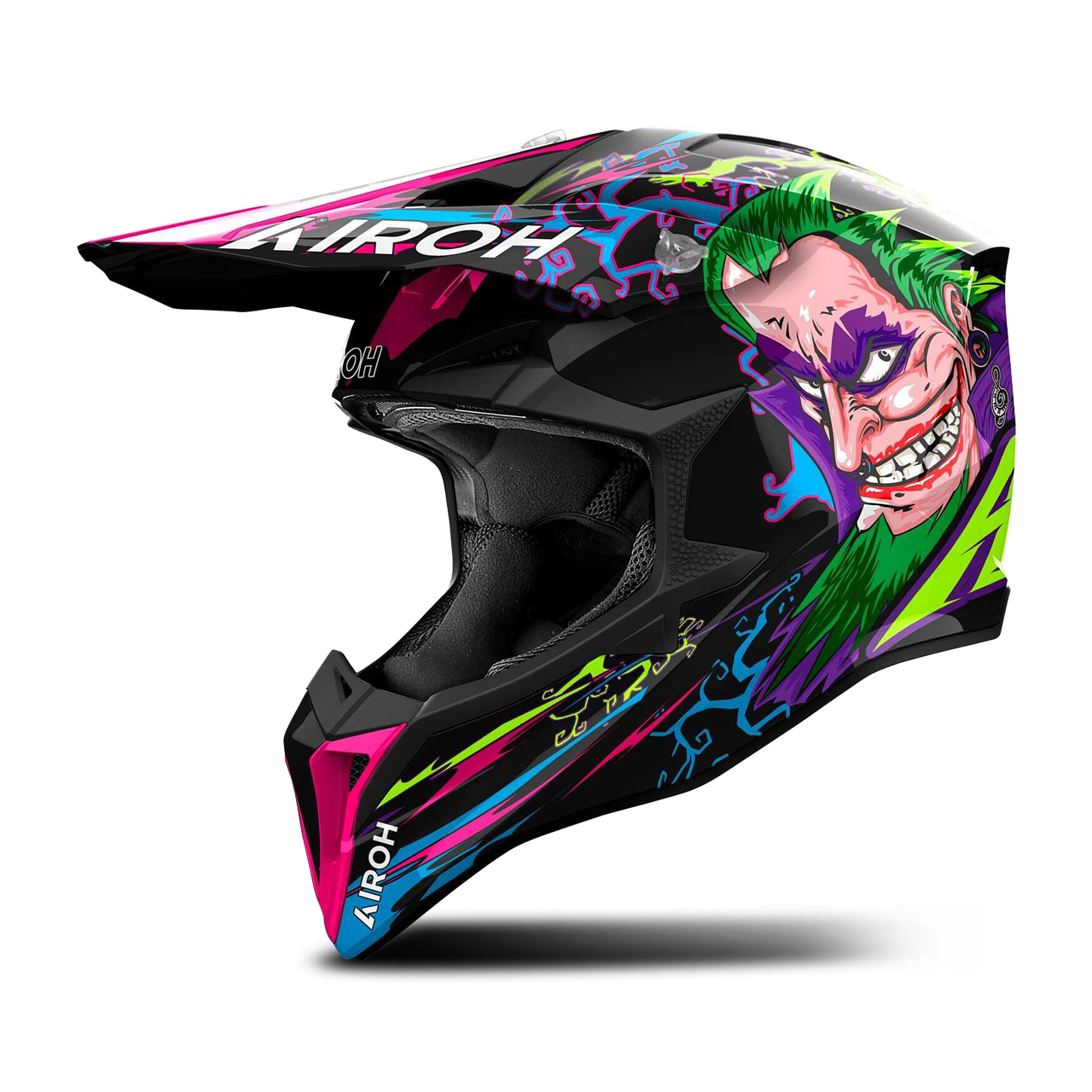 Kask Cross Airoh Wraaap Music MuzykaM