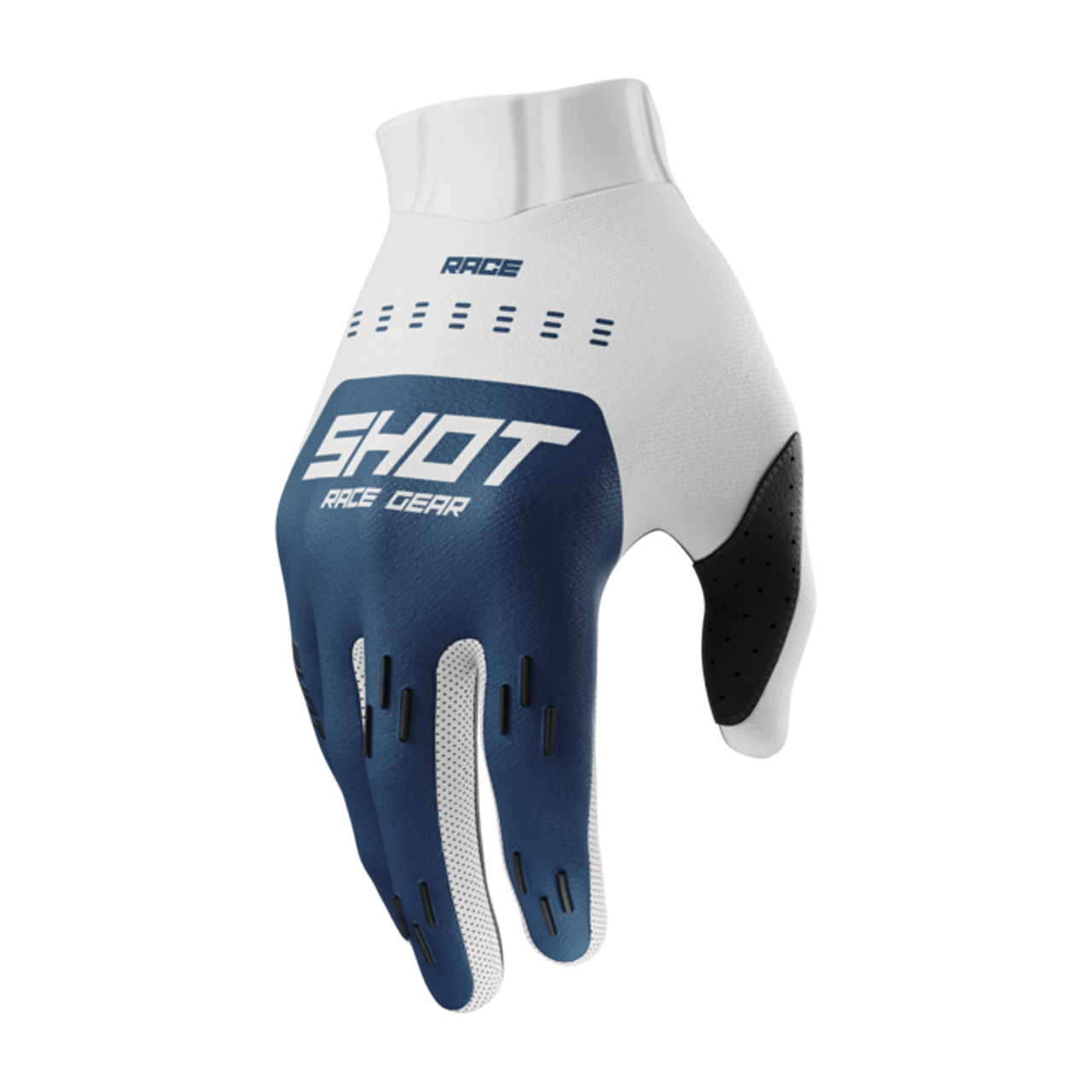 Rękawice MX Shot Race Evo NiebieskiL