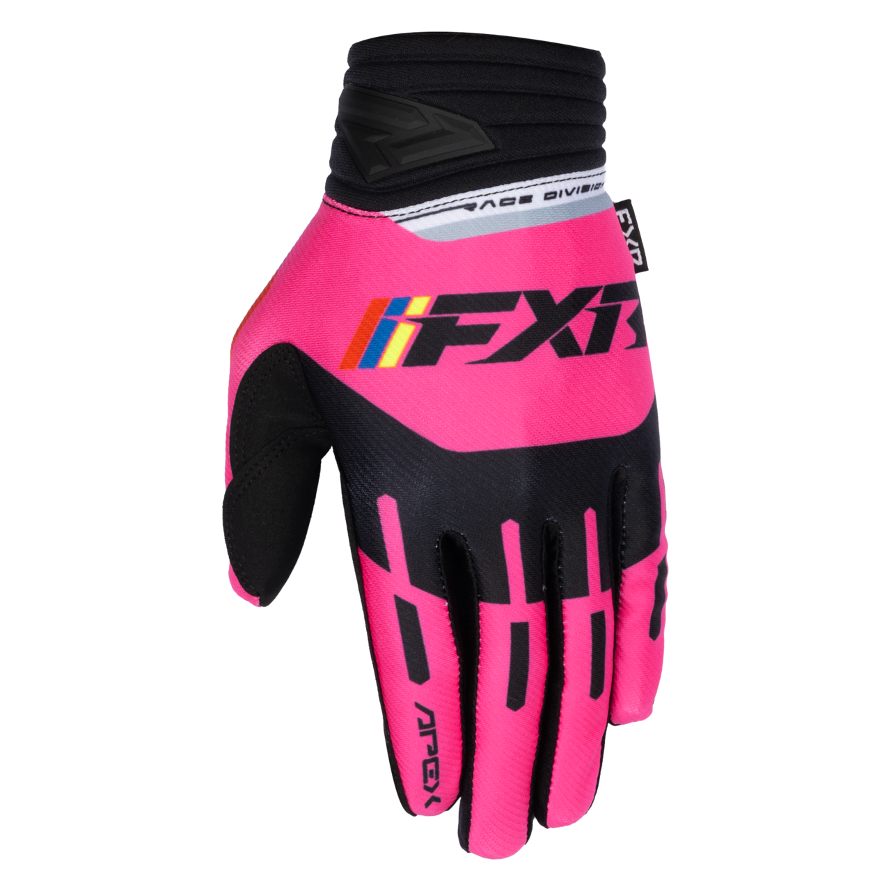 Rękawice MX FXR Apex 26 Różowy/CzarnyS