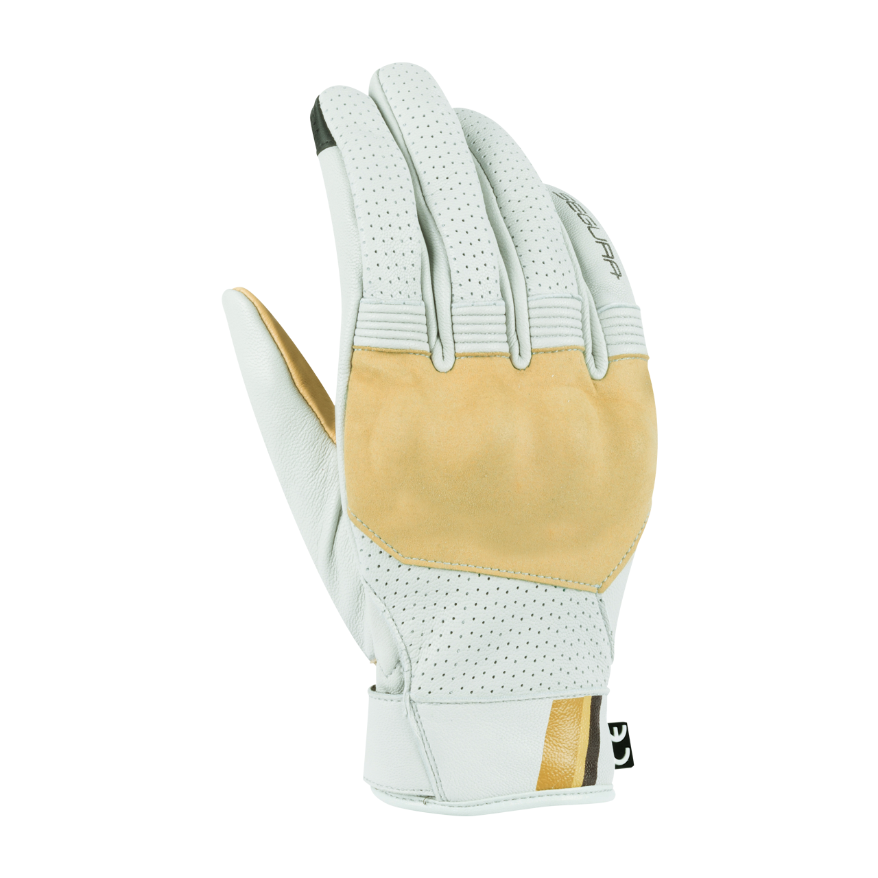 Rękawice Motocyklowe Segura Mojo Szary/BrązowyM