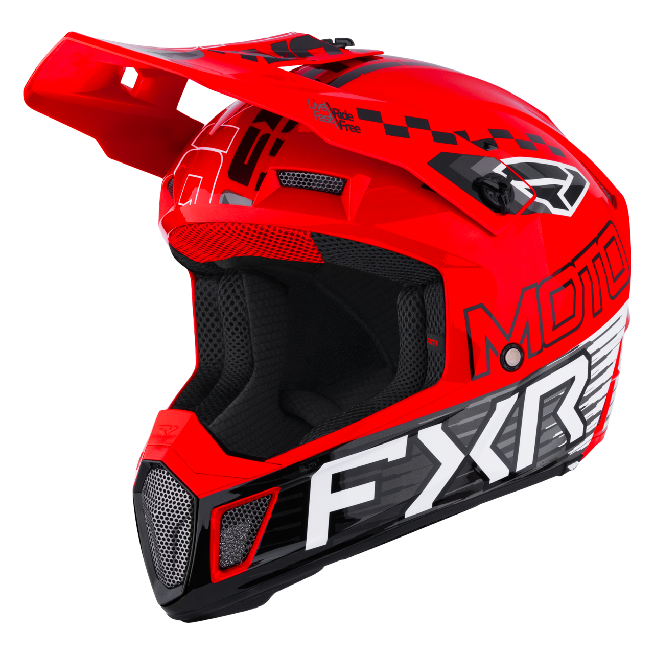 Kask Cross FXR Clutch Race Div 26 CzerwonyXL