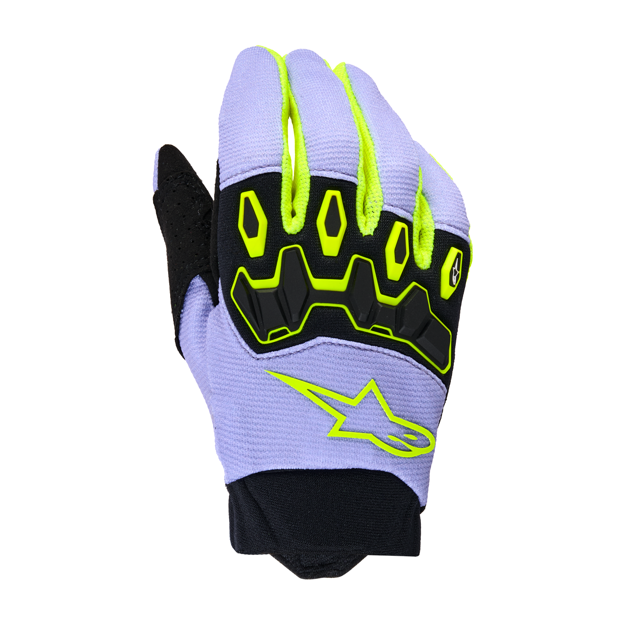 Rękawice MX Alpinestars Full Bore V2 Młodzieżowy Fioletowy/ŻółtyM