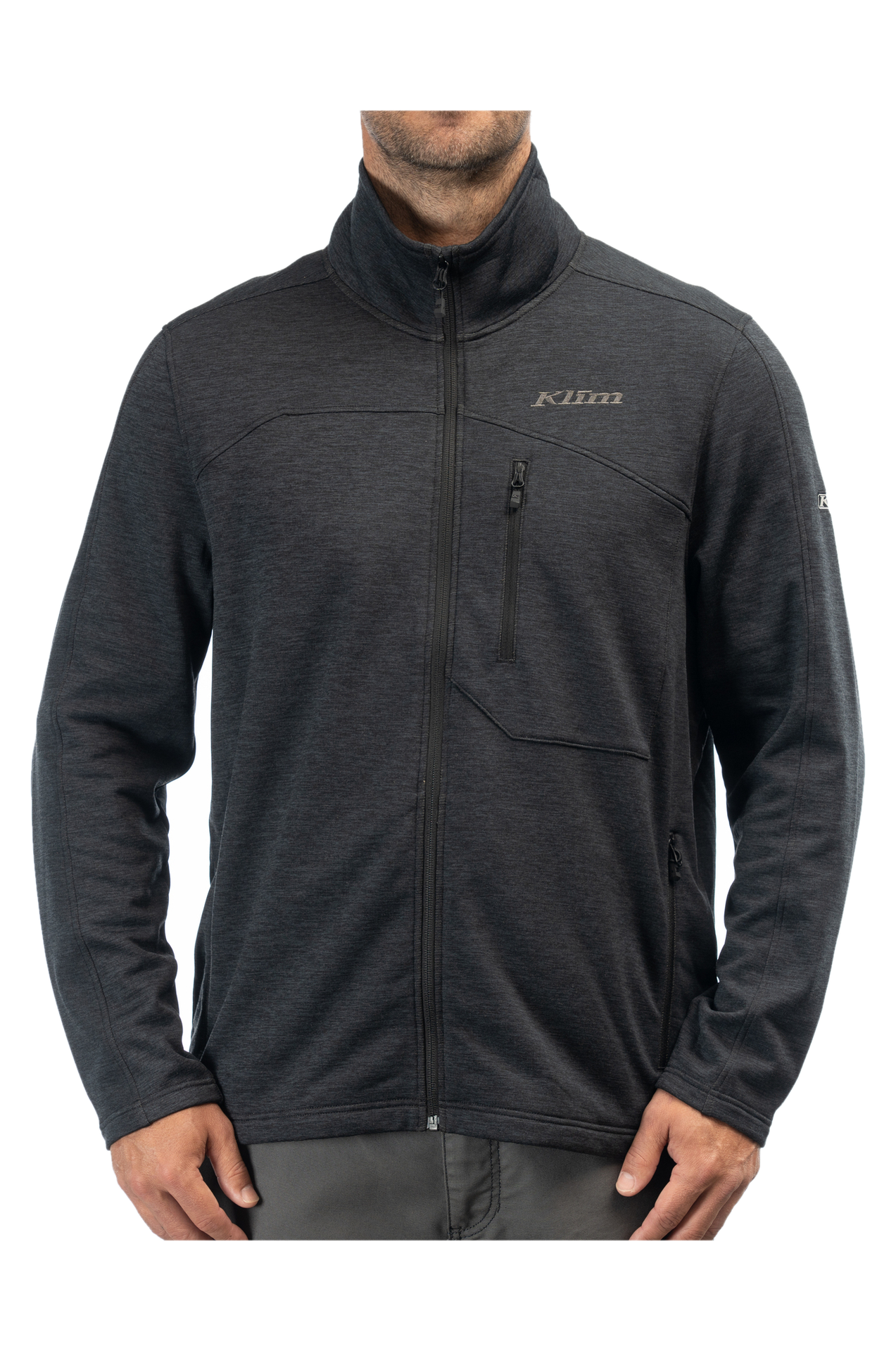 Kurtka Klim Echo Wool Fleece Mid Layer CzarnyM