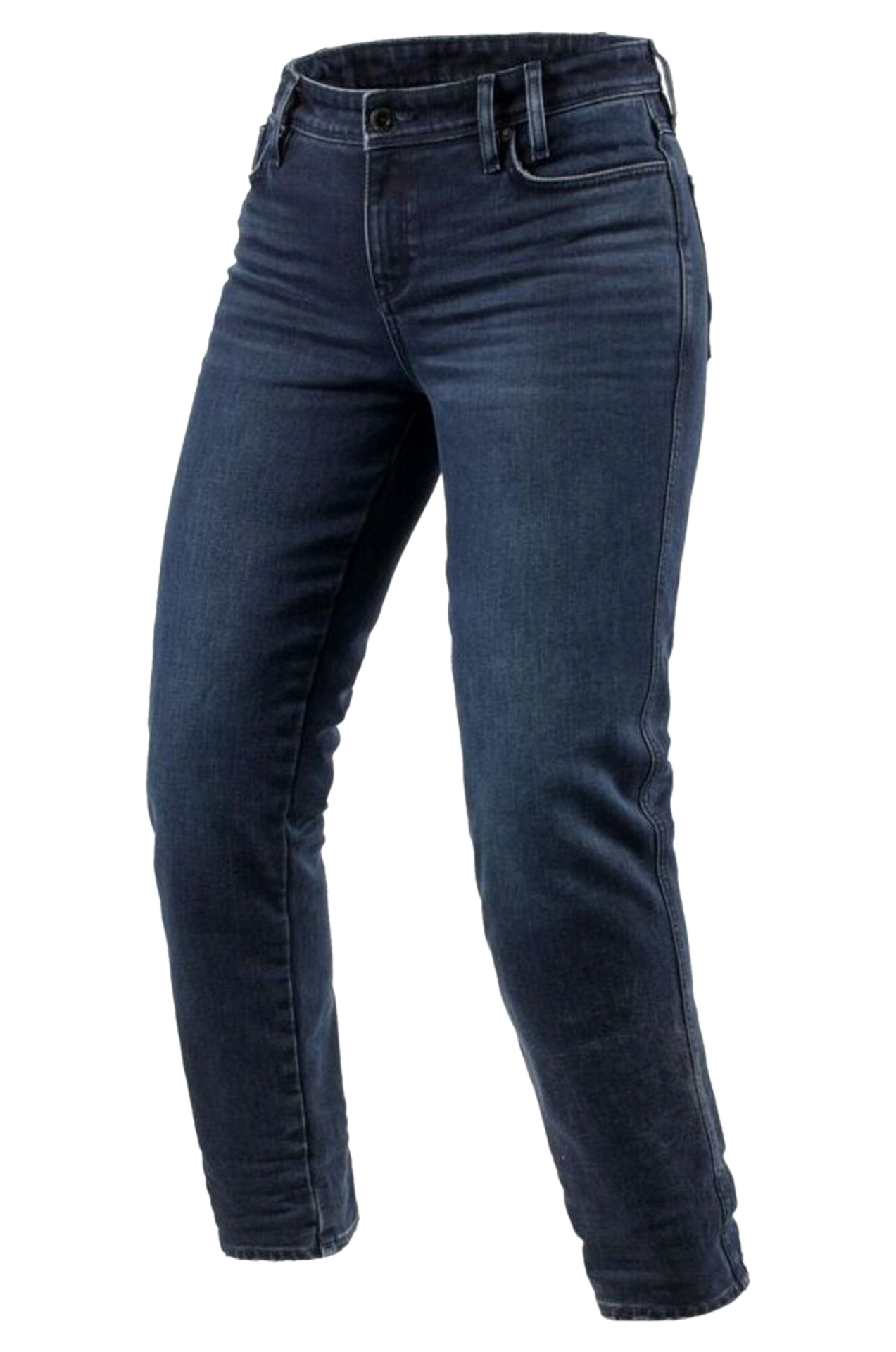 Jeansy Motocyklowe Rev'It! Violet BF Damskie Ciemnoniebieski/CzarnyW32 x L30