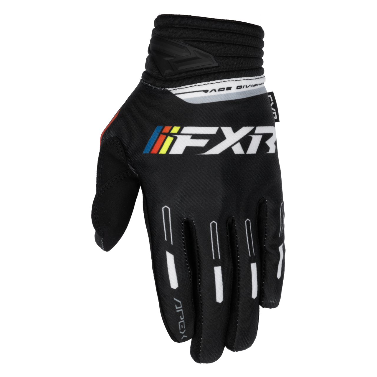 Rękawice MX FXR Apex 26 Czarny/Złamany BiałyM