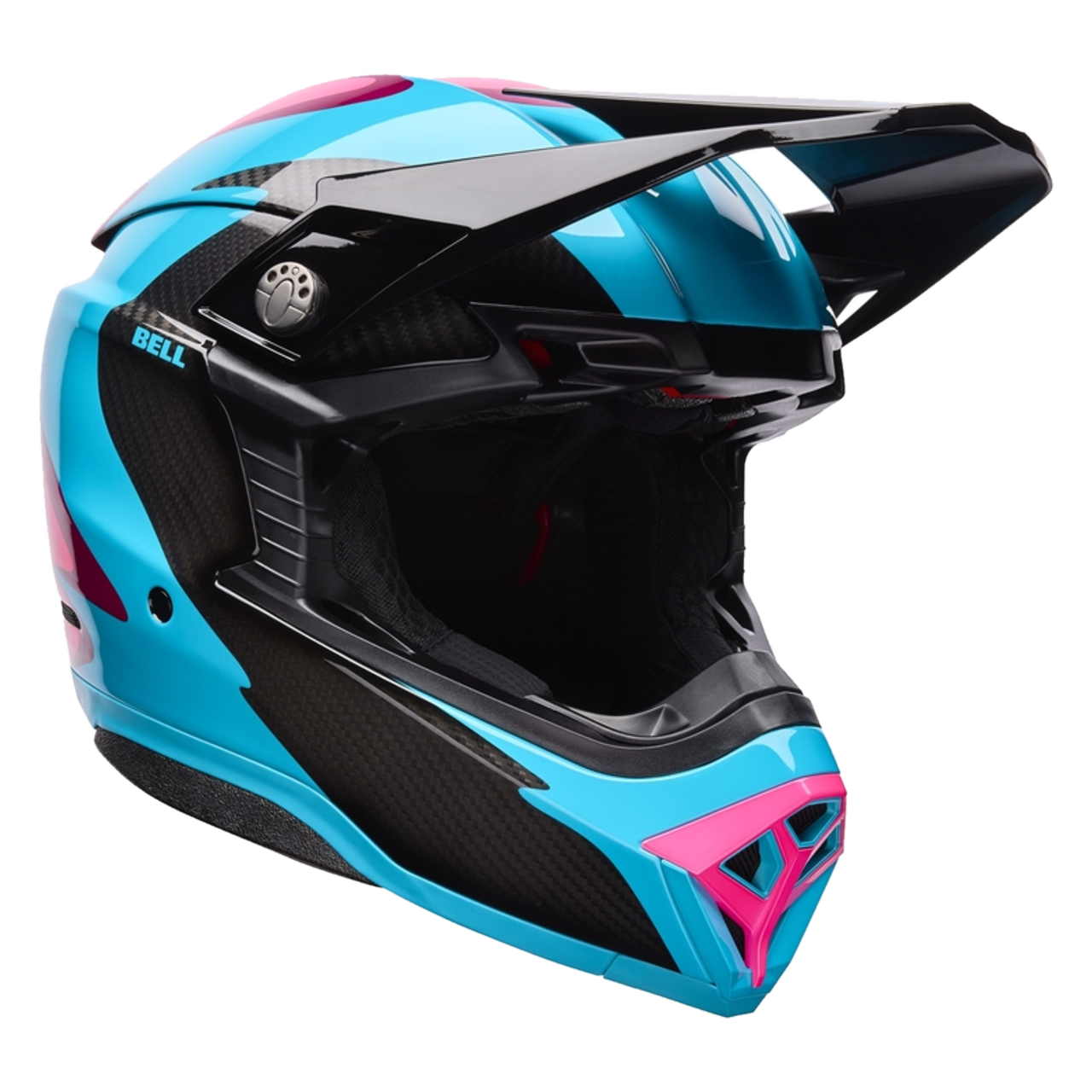 Kask Cross BELL Moto-10 Mips Fluid Green/RóżowyM