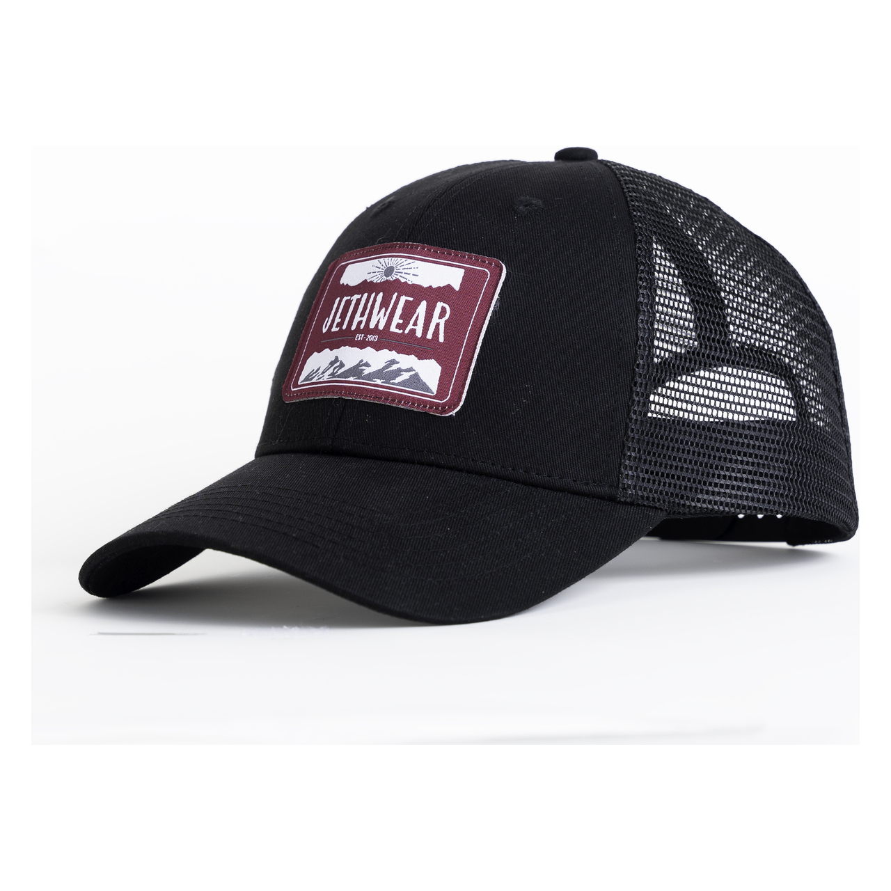 Czapka Trucker Jethwear Sunrise Czarny/BordowyOnesize