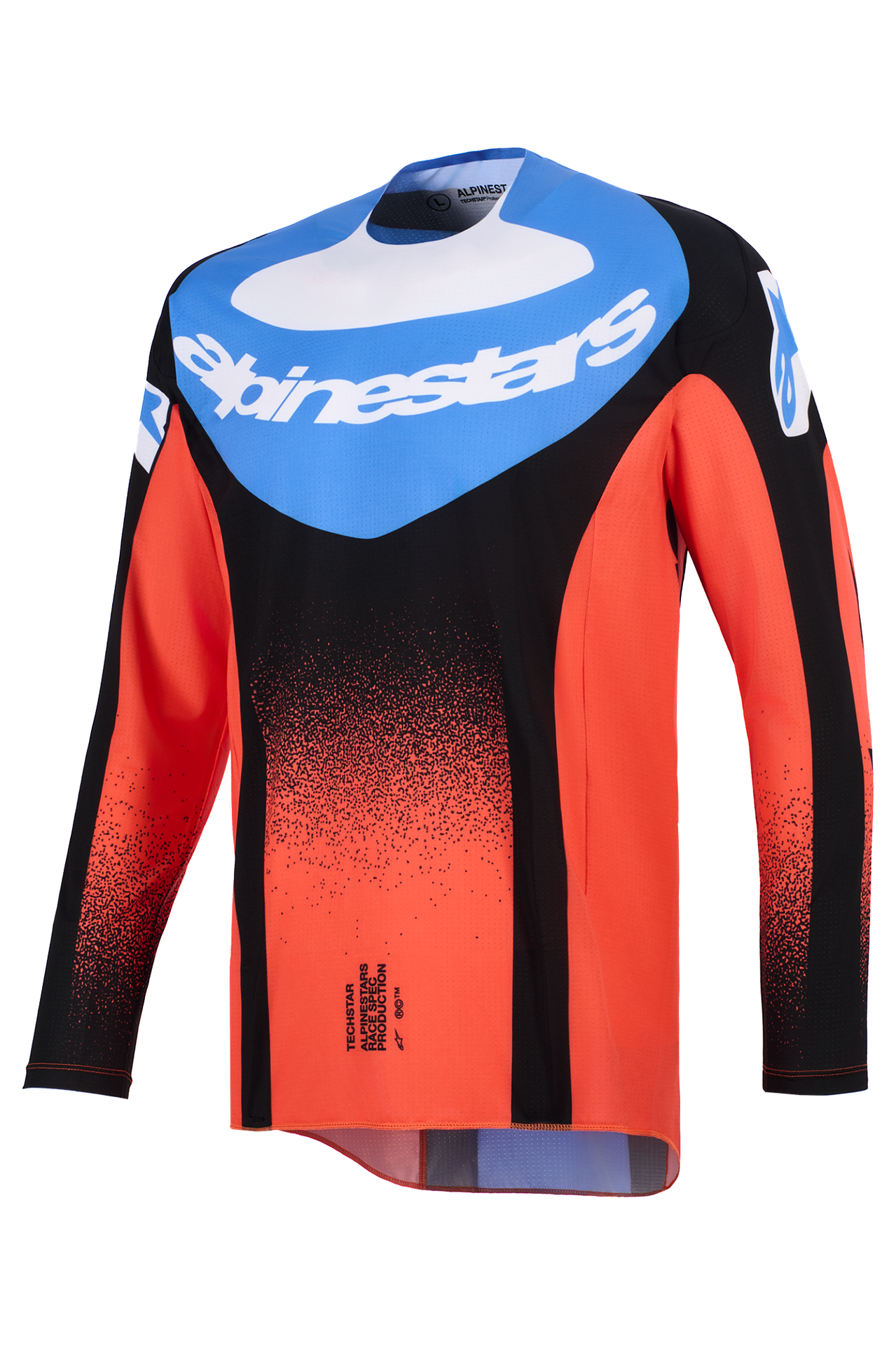 Bluza Cross Alpinestars Techstar Knif Pomarańczowy/Czarny/UCLA BlueM