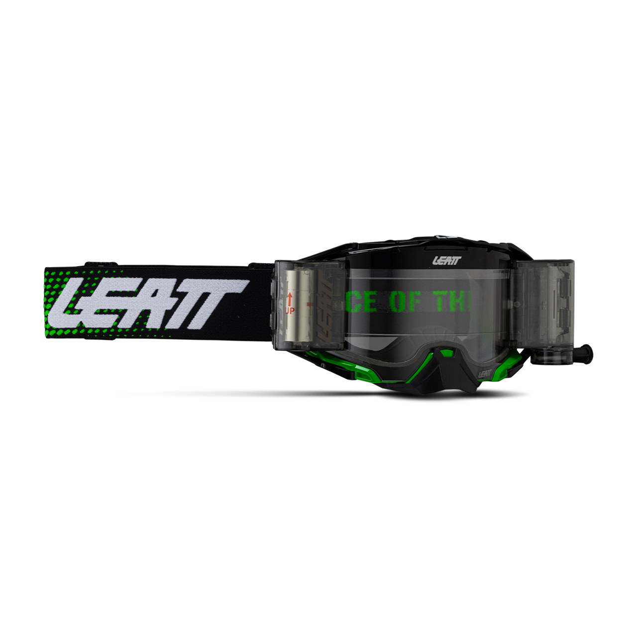 Gogle Cross Leatt Velocity 6.5 Roll-Off Przezroczysta 83 VLT Zielony