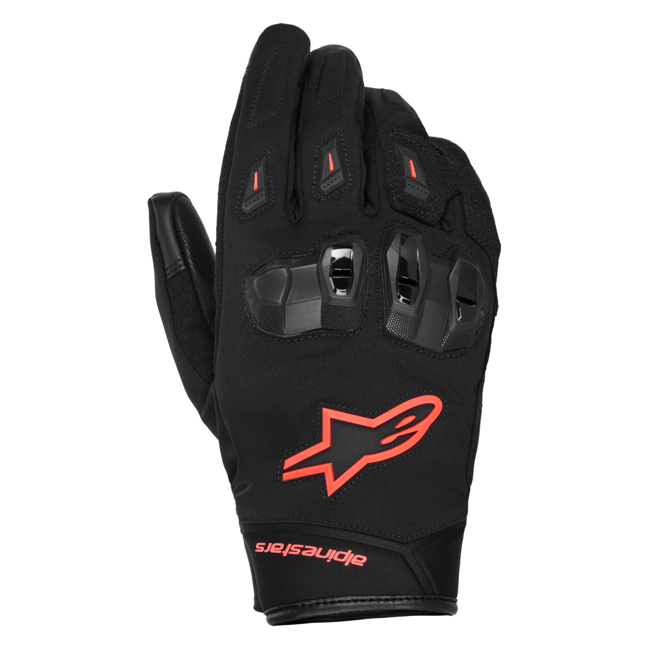 Rękawice Motocyklowe SP X Z Drystar® Czarny/Czerwony/FluorescencyjnyXXL