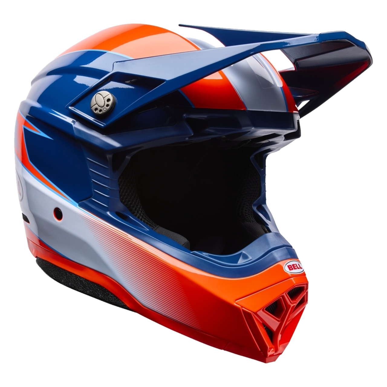 Kask Cross BELL Moto-10 Mips Falcon Pomarańczowy/NiebieskiL