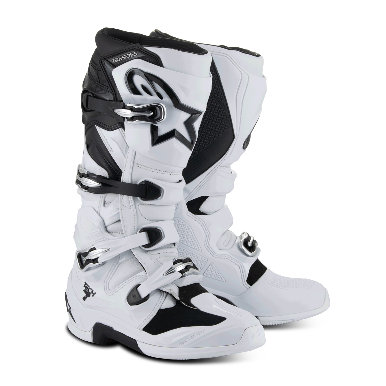 Buty Cross Alpinestars Tech 7 Złamany Biały/Czarny44,5