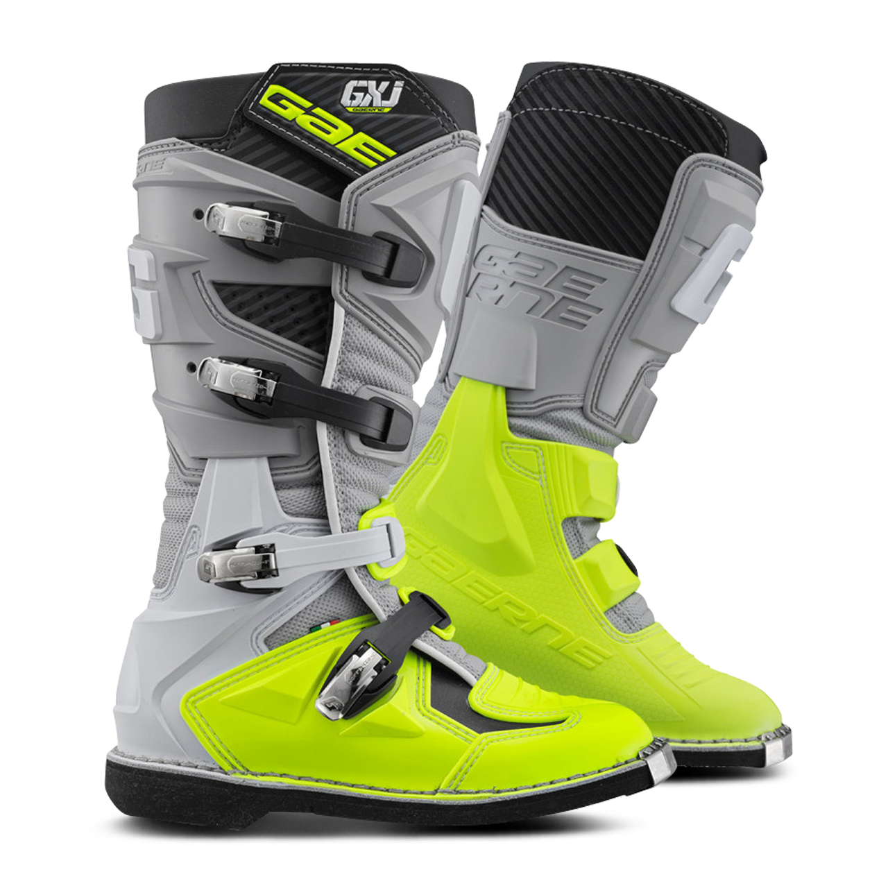 Buty Cross Gaerne GXJ Dziecięce Fluorescencyjny Żółty/Szary35