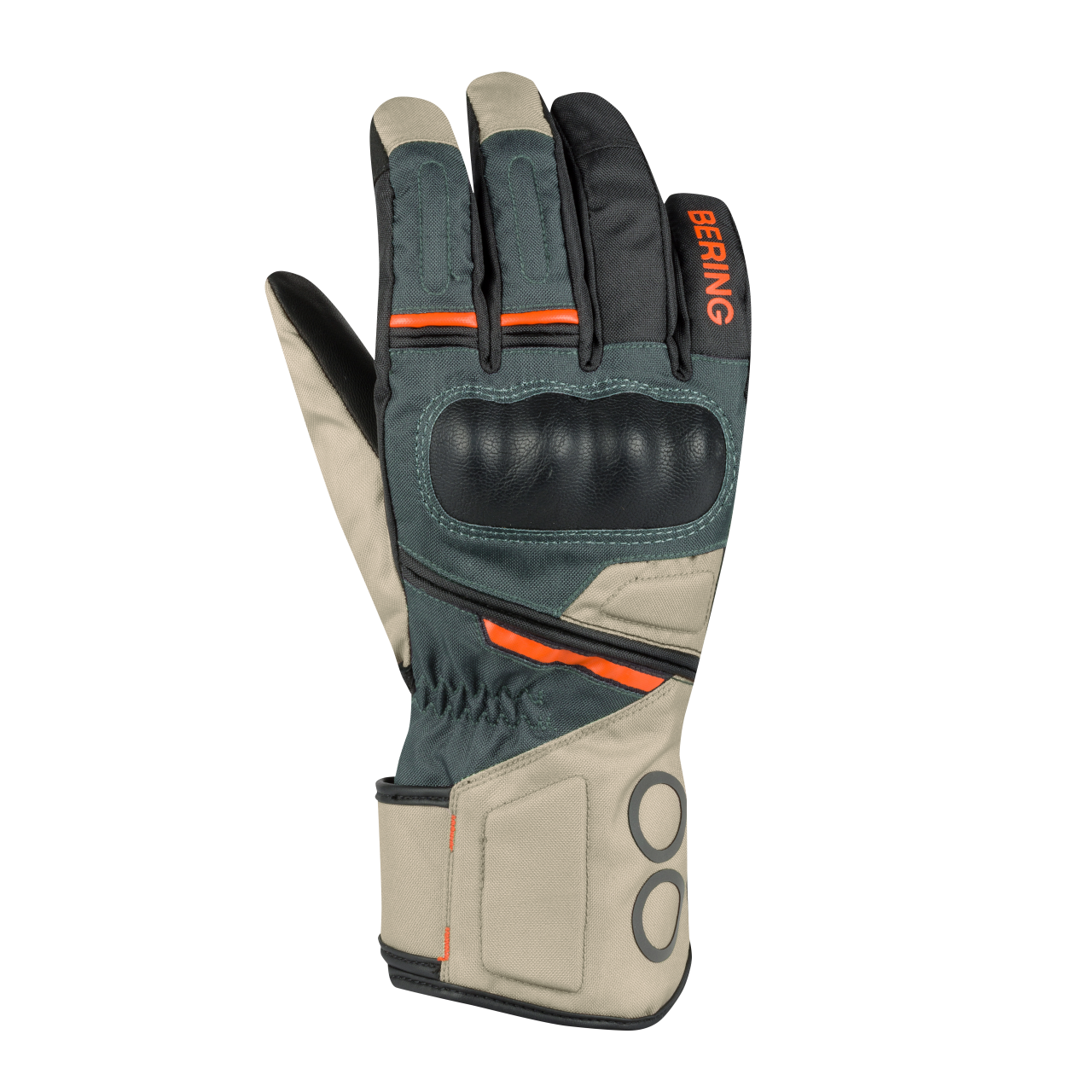 Rękawice Motocyklowe Bering Siberia Beżowy/Szary/PomarańczowyL