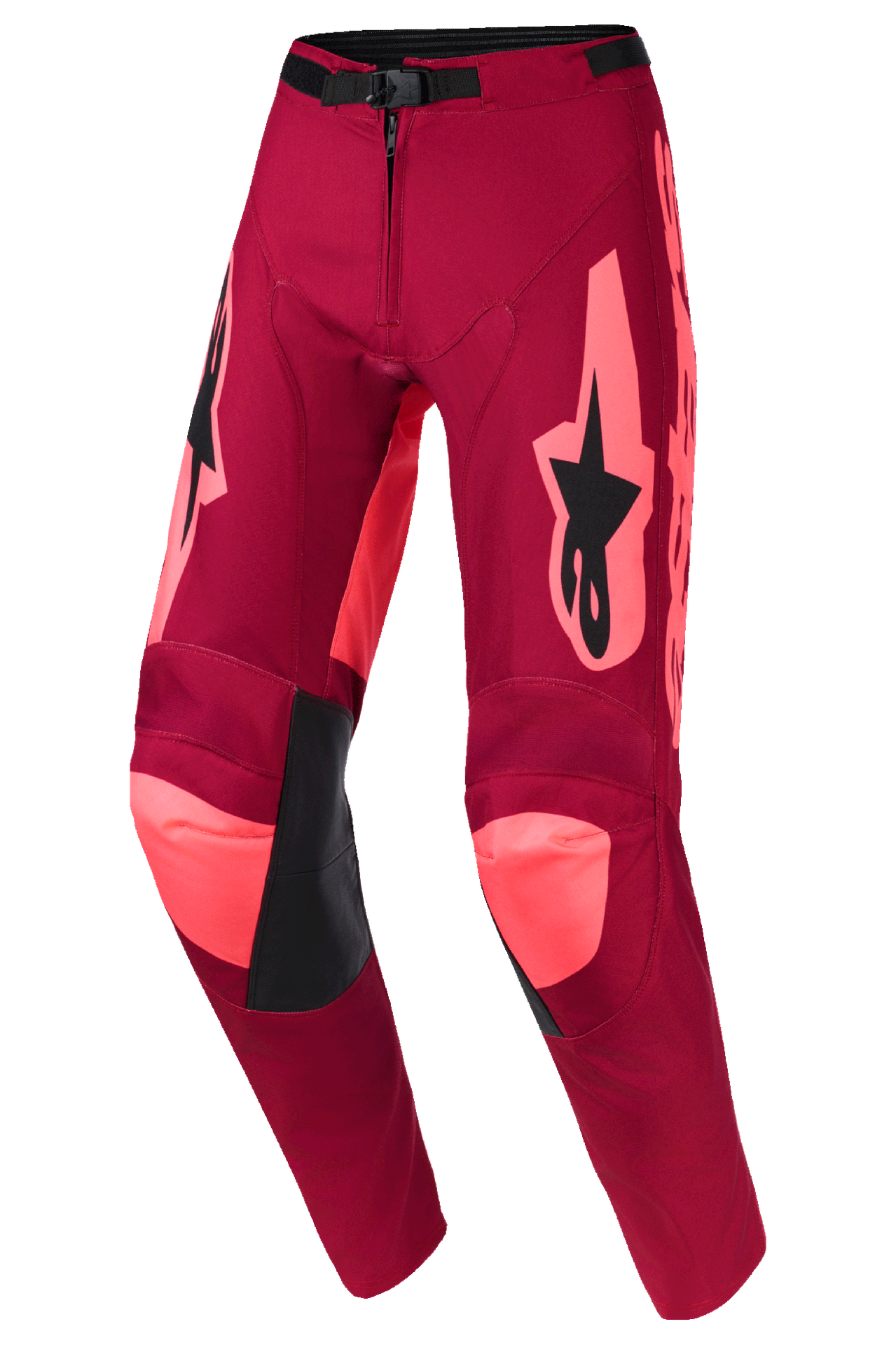 Spodnie Cross Alpinestars Racer Riway Ciemnoczerwony/Koralowy36