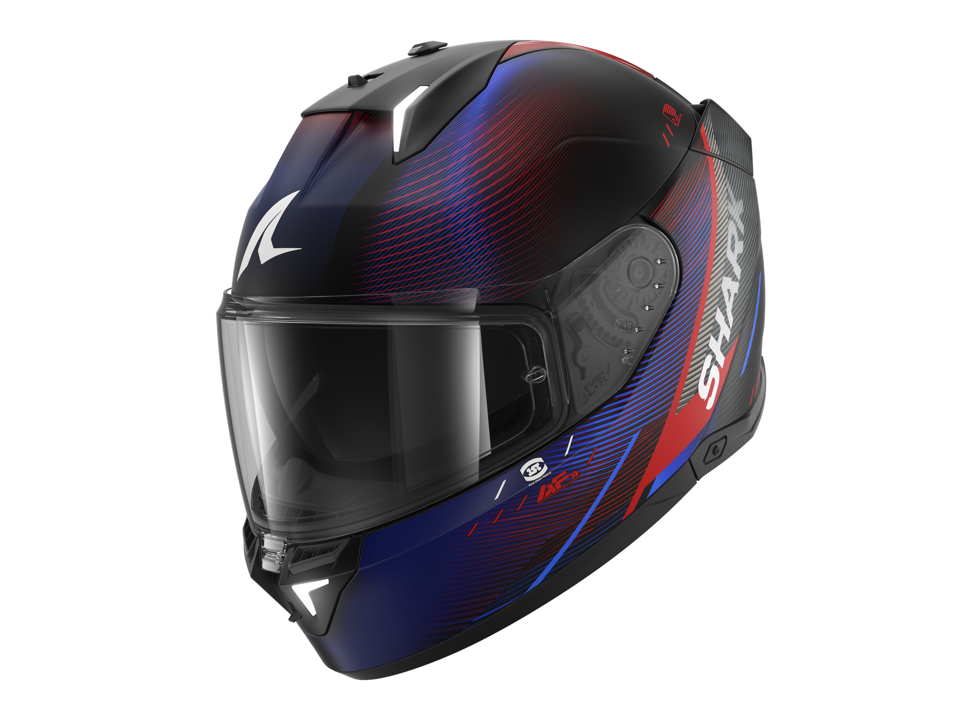 Kask Integralny Shark Skwal I3 Speed-Tech Czarny/Czerwony/NiebieskiL