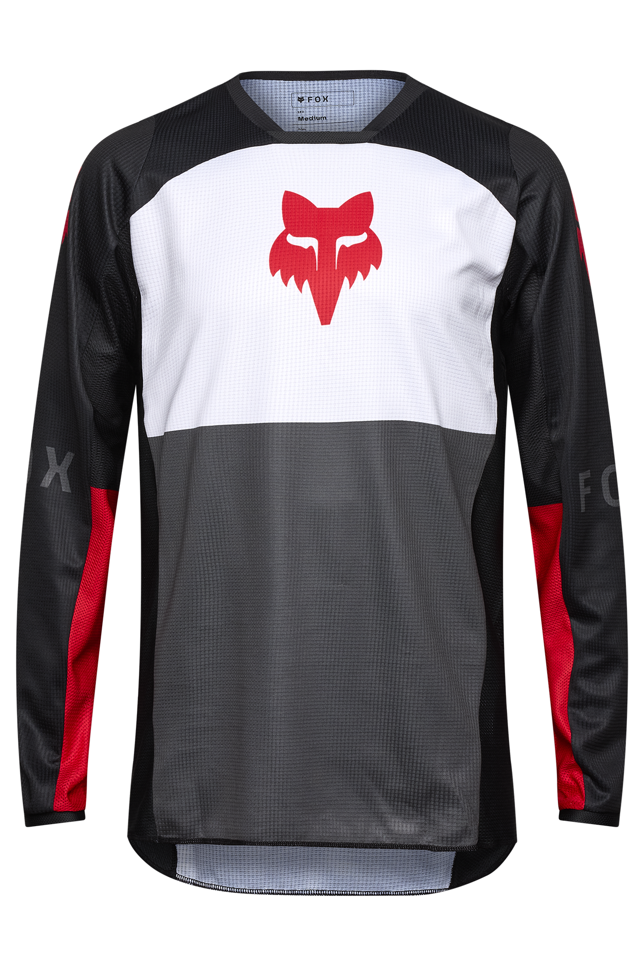 Bluza Cross FOX 180 Flow Złamany Biały/CzerwonyS