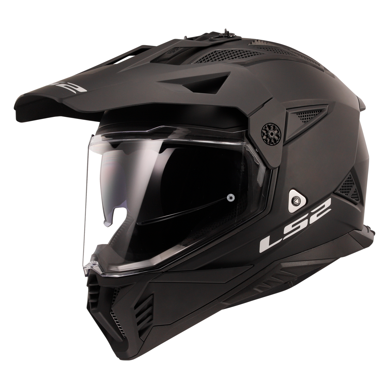Kask Adventure LS2 MX702 Pioneer Il Matowy CzarnyXXXL