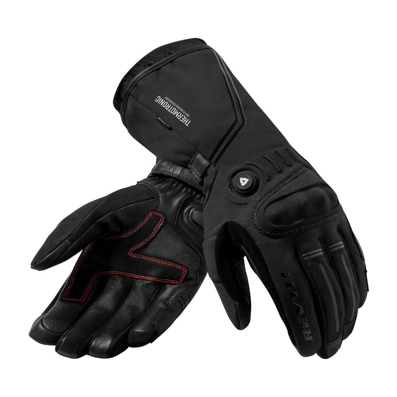 Ogrzewane Rękawice Motocyklowe Damskie Rev'it! Liberty H2O CzarnyL