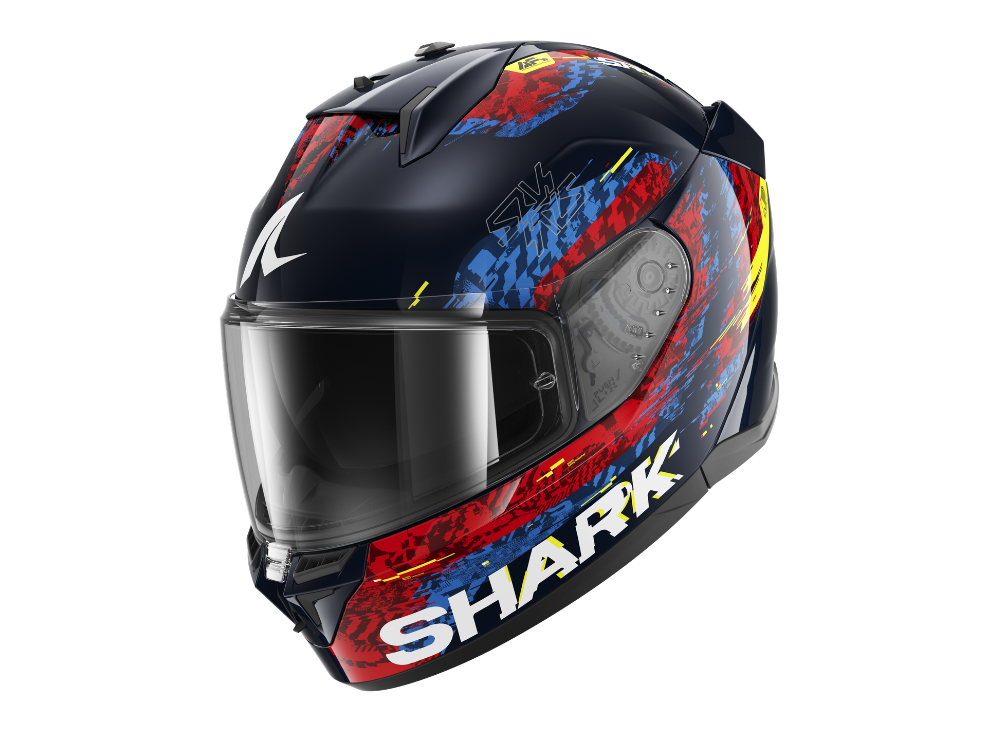 Kask Integralny Shark D-Skwal 3 Speed-Vib Niebieski/CzerwonyXL