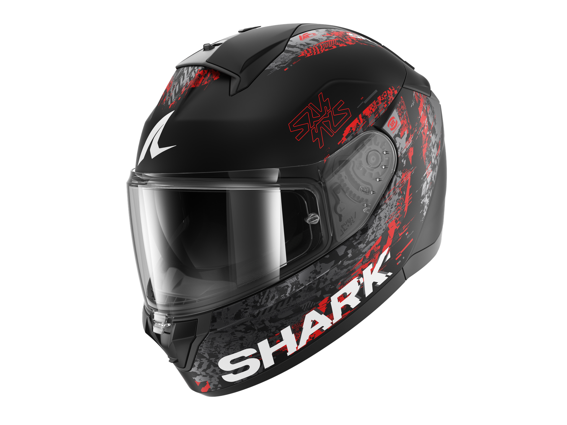 Kask Integralny Shark Ridill 2 Speed-Vib Czarny/Antracyt/CzerwonyM