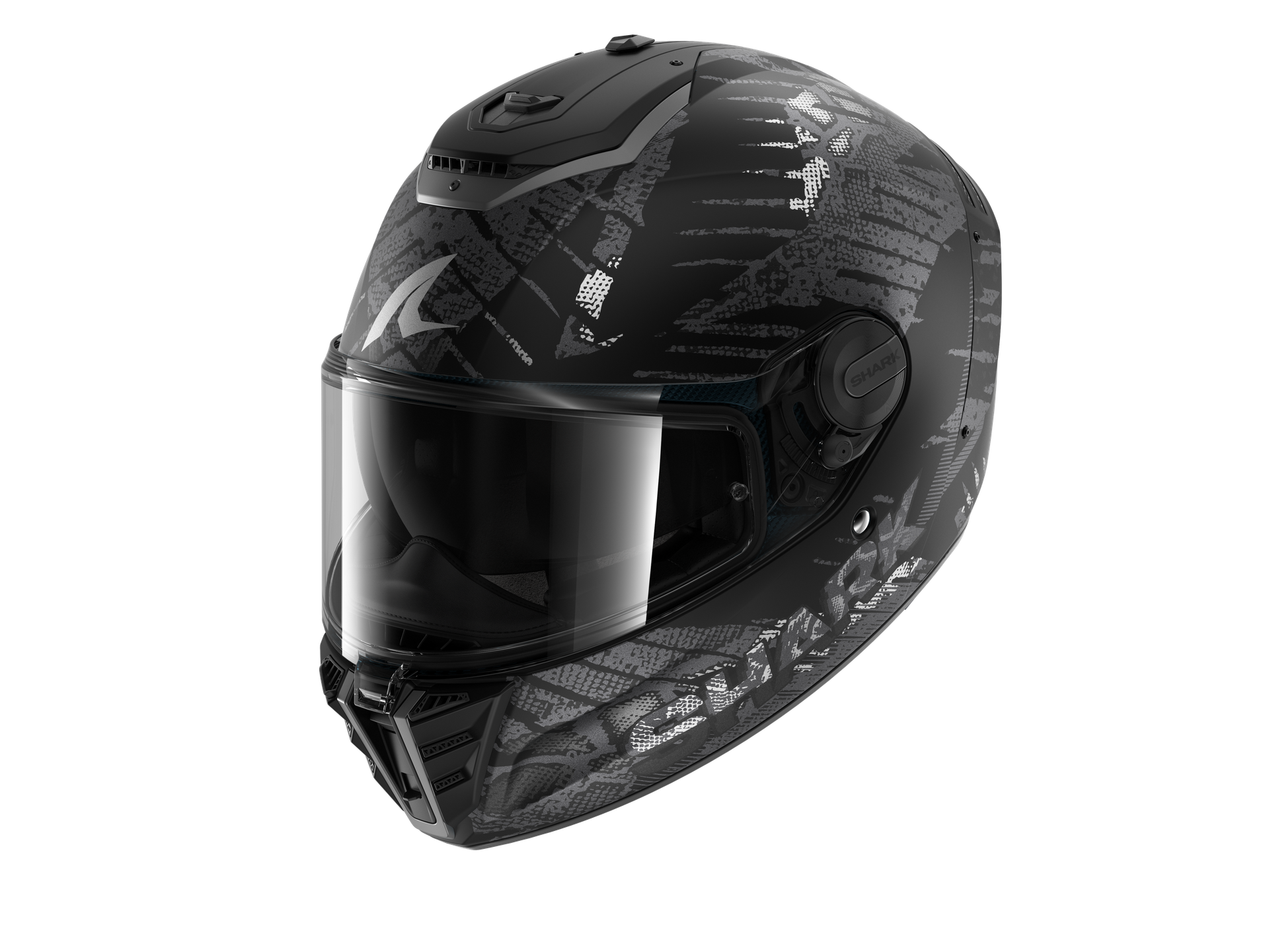 Kask Integralny Shark RS Reptaia Czarny/AntracytowyS