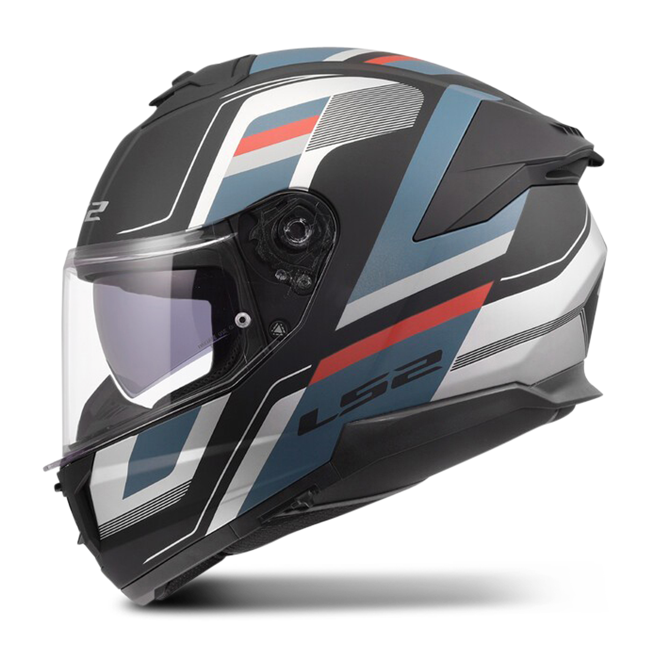 Kask Integralny LS2 FF808 Stream II Vintage Czarny/PetrolL