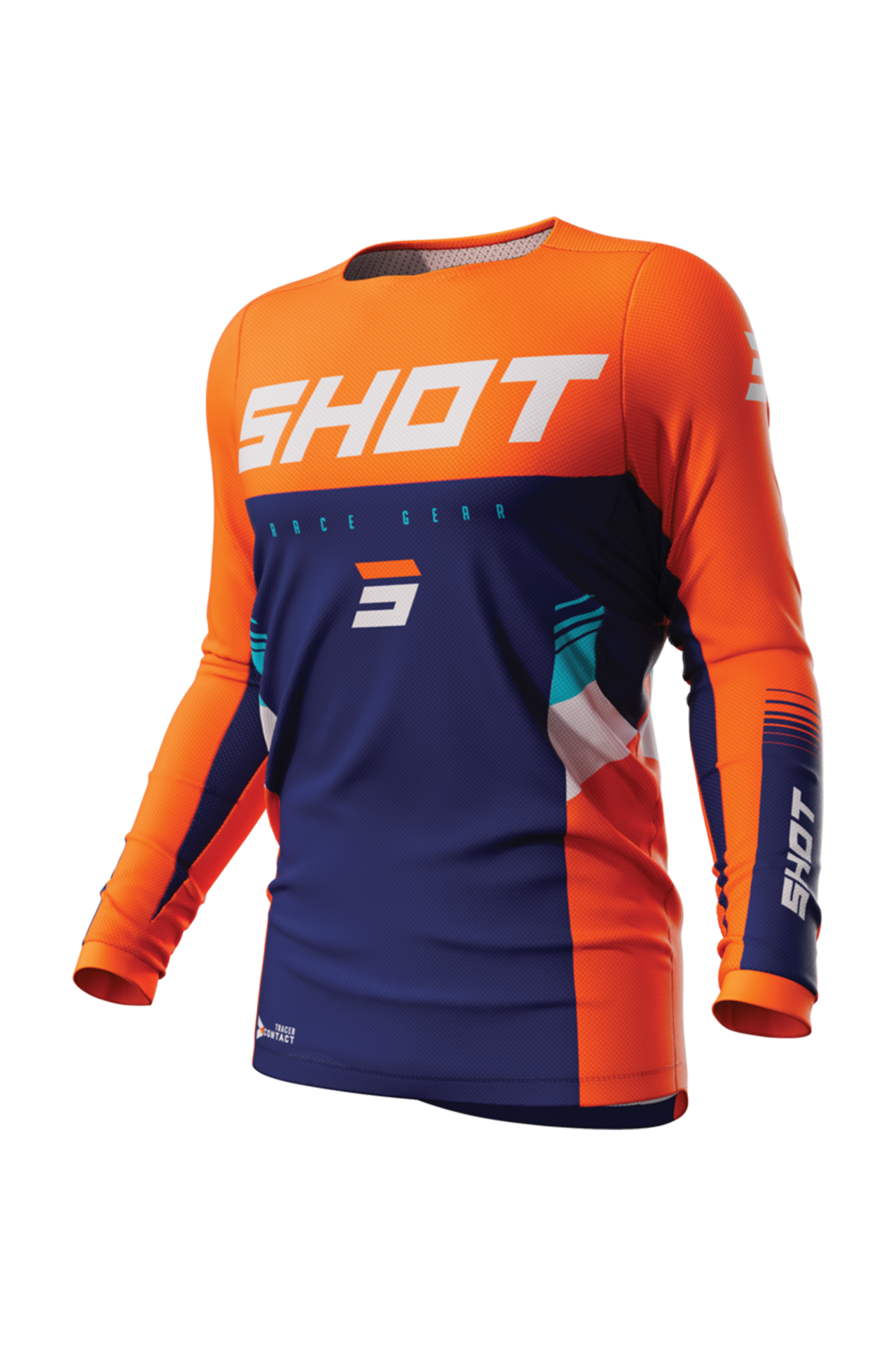 Bluza Cross Shot Tracer Neonowy PomarańczowyXS