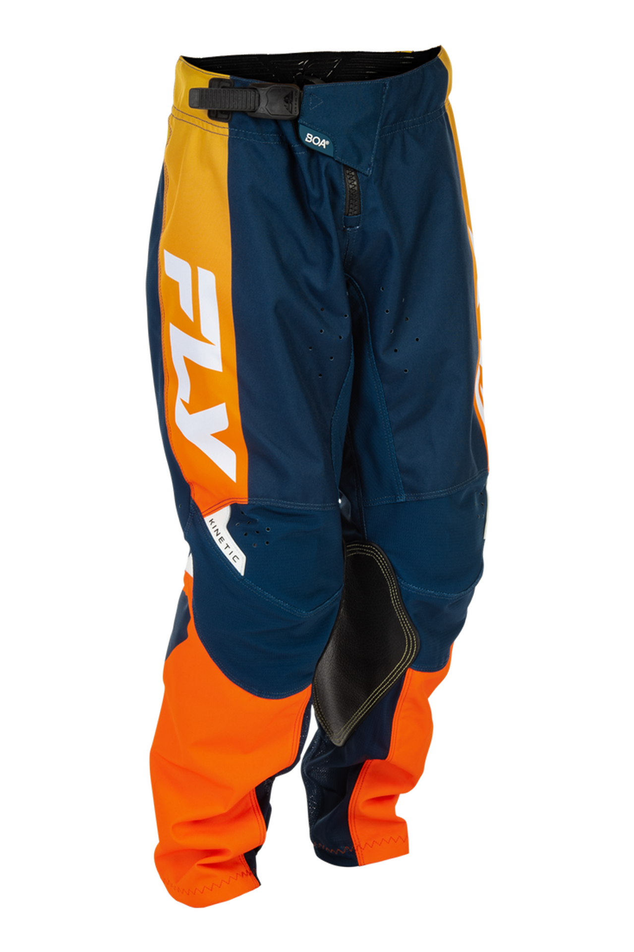 Spodnie Cross FLY Racing Kinetic V26 Młodzieżowe Granatowy/Pomarańczowy26