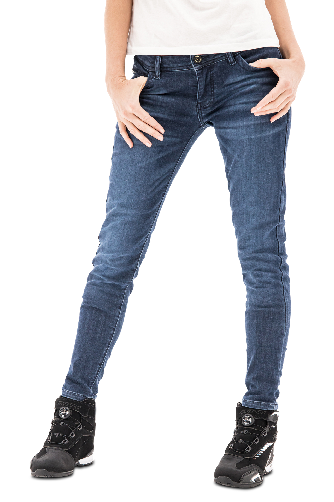 Spodnie Motocyklowe Ixon Judy Damskie Średni NiebieskiL