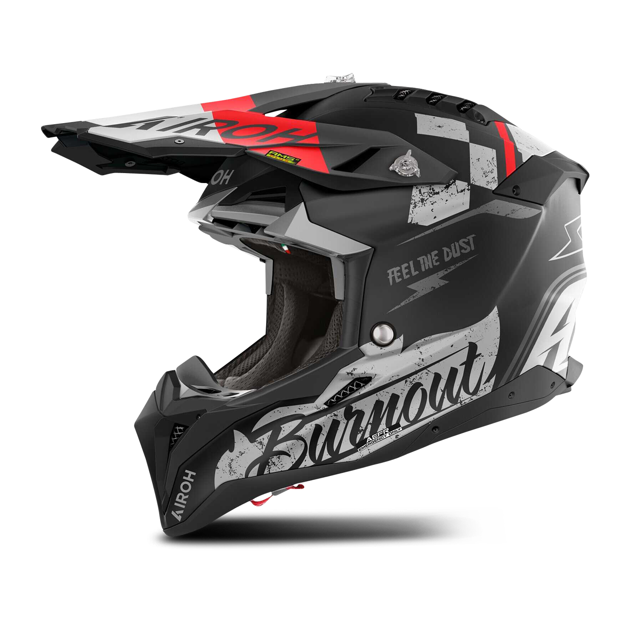Kask Cross Airoh Aviator 3 Burnout BurnoutXL