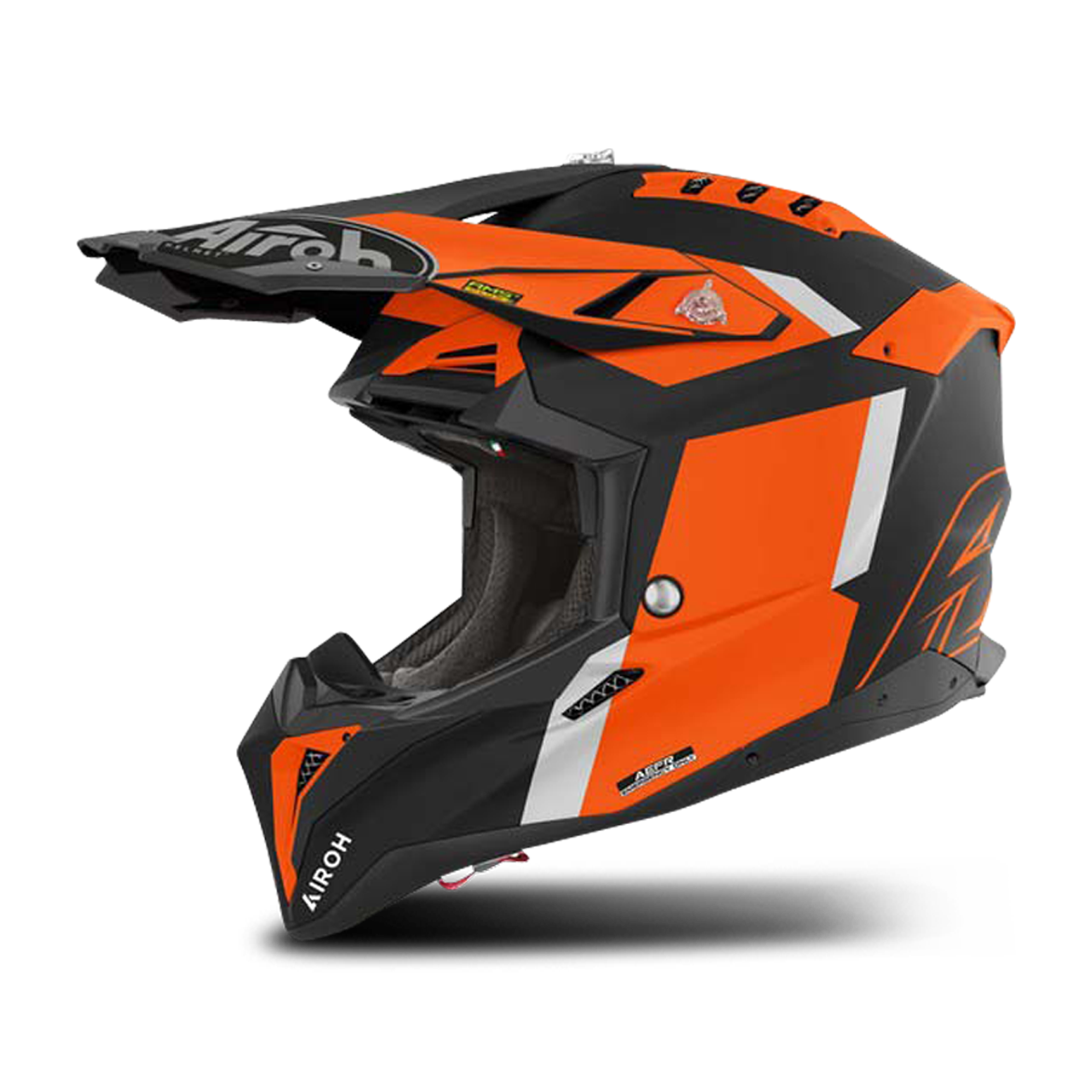 Kask Cross AIROH Aviator 3 Pomarańczowy MatowyS