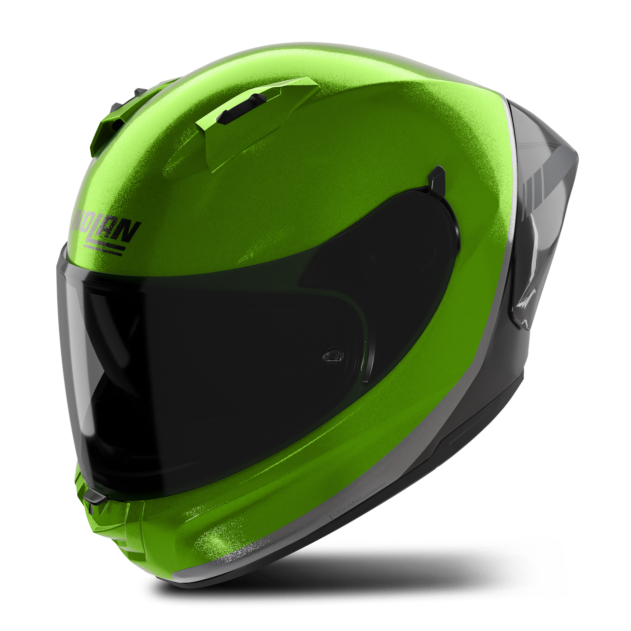 Kask Integralny Nolan N60-6 Sport Verniciatura Speciale Zielony Metal/Czarny/Antracytowy BłyszczącyM