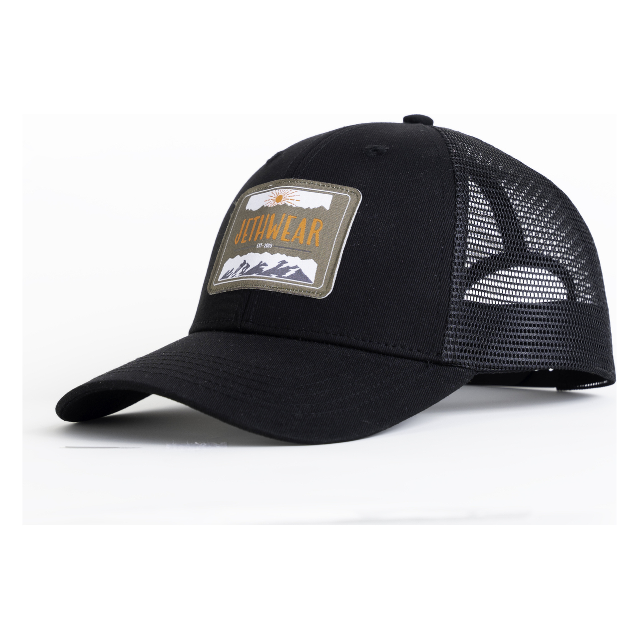 Czapka Trucker Jethwear Sunrise Czarny/ZielonyOnesize