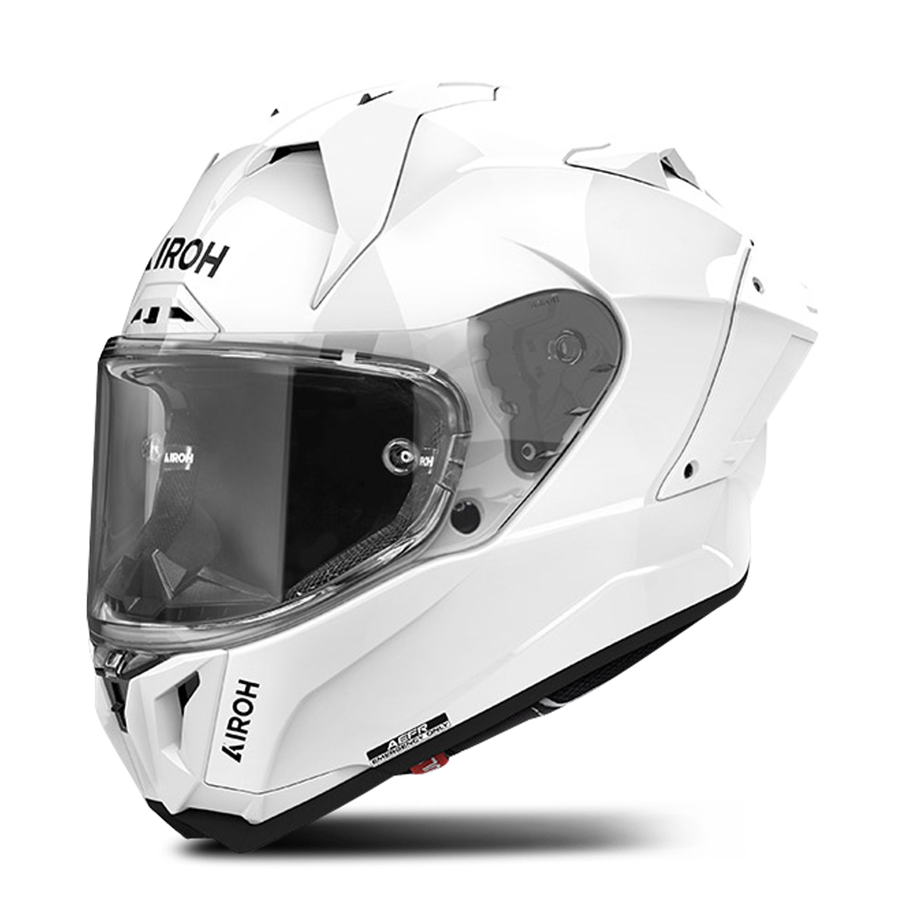 Kask Integralny Airoh GP 800 Błyszczący Złamany BiałyM