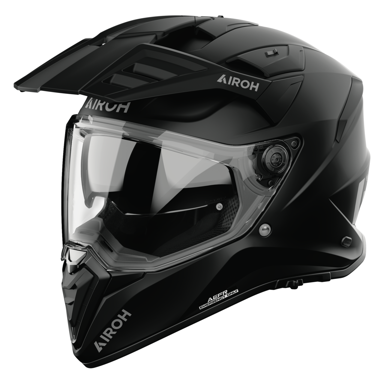 Kask Adventure Airoh Bandit Czarny MatowyXXL