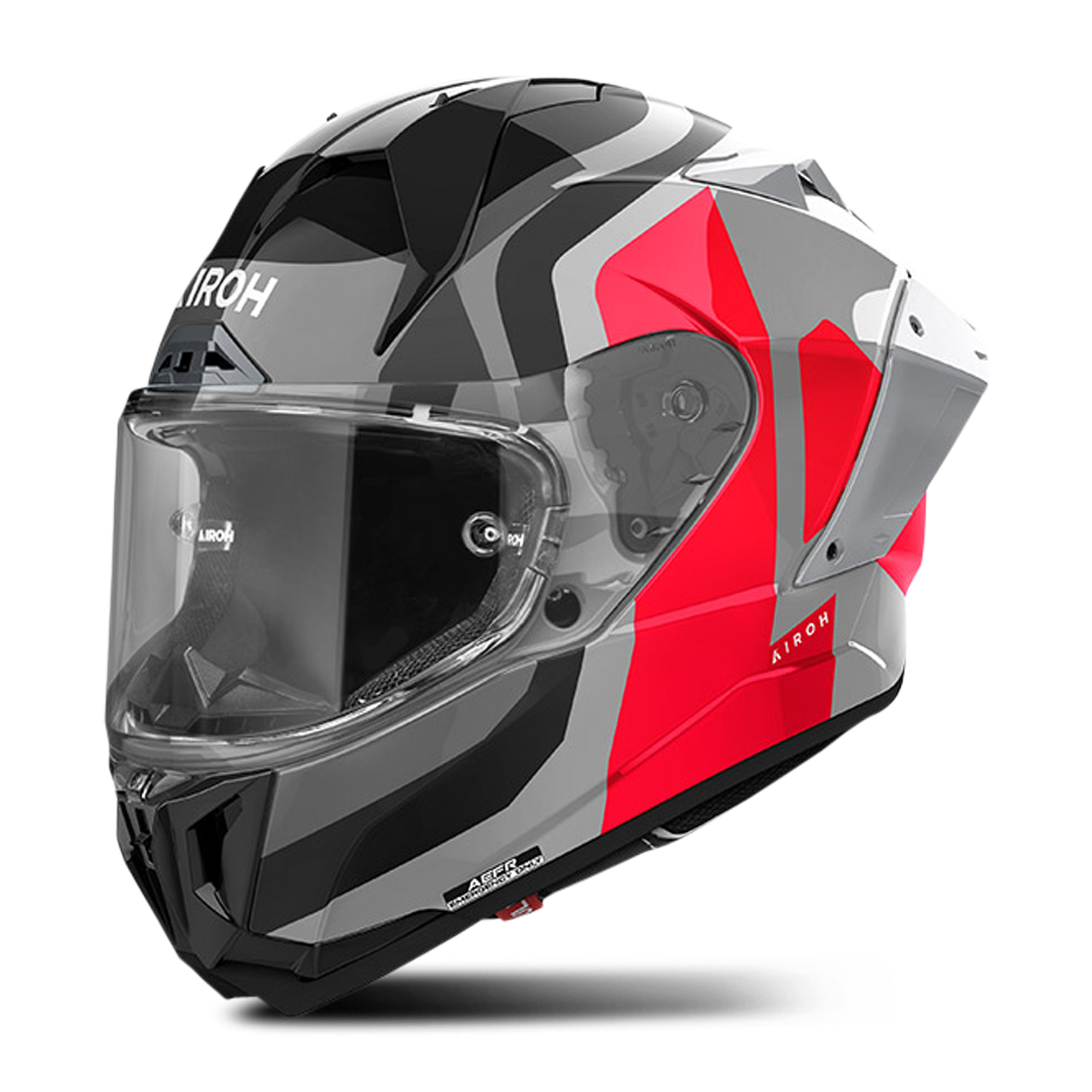 Kask Integralny Airoh GP 800 Competition Błyszczący CzerwonyM