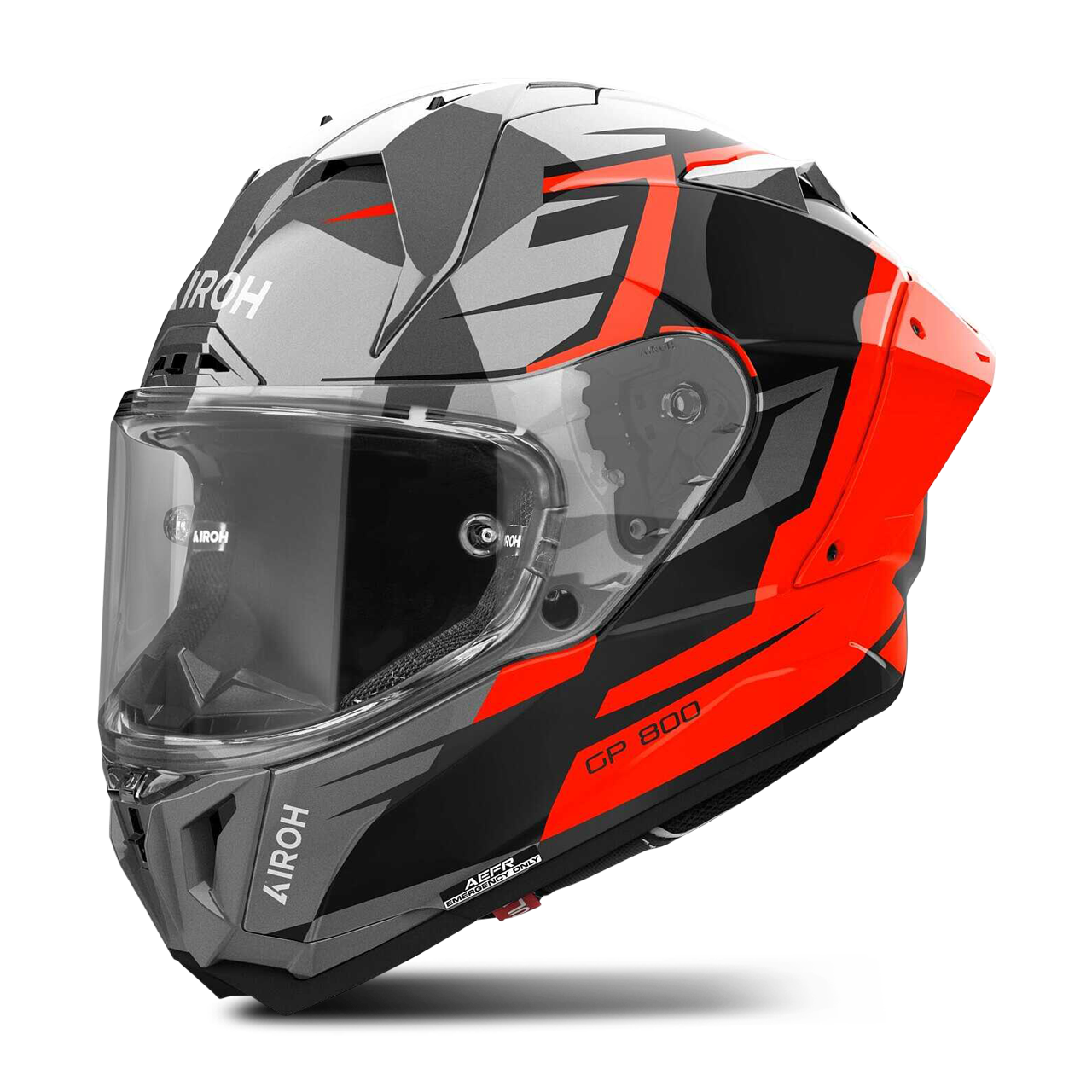 Kask Integralny Airoh GP 800 Master Błyszczący Błyszczący pomarańczowyXL