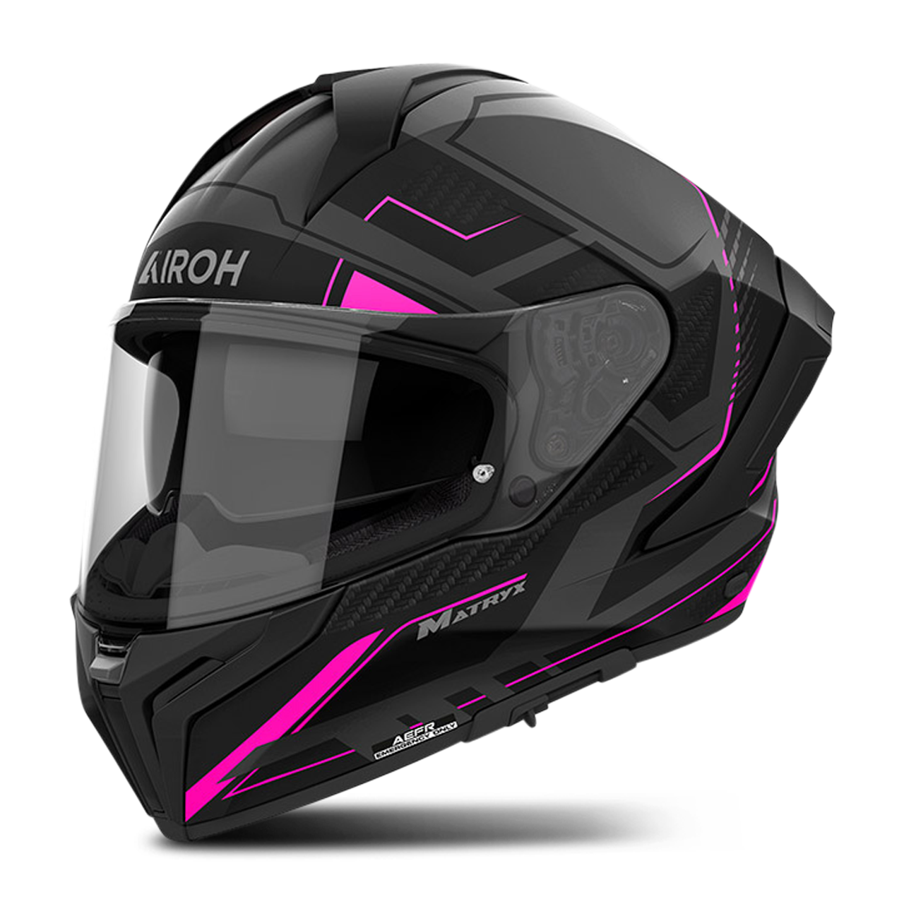 Kask Integralny Airoh Matryx Rocket Matowy Matowy RóżowyM