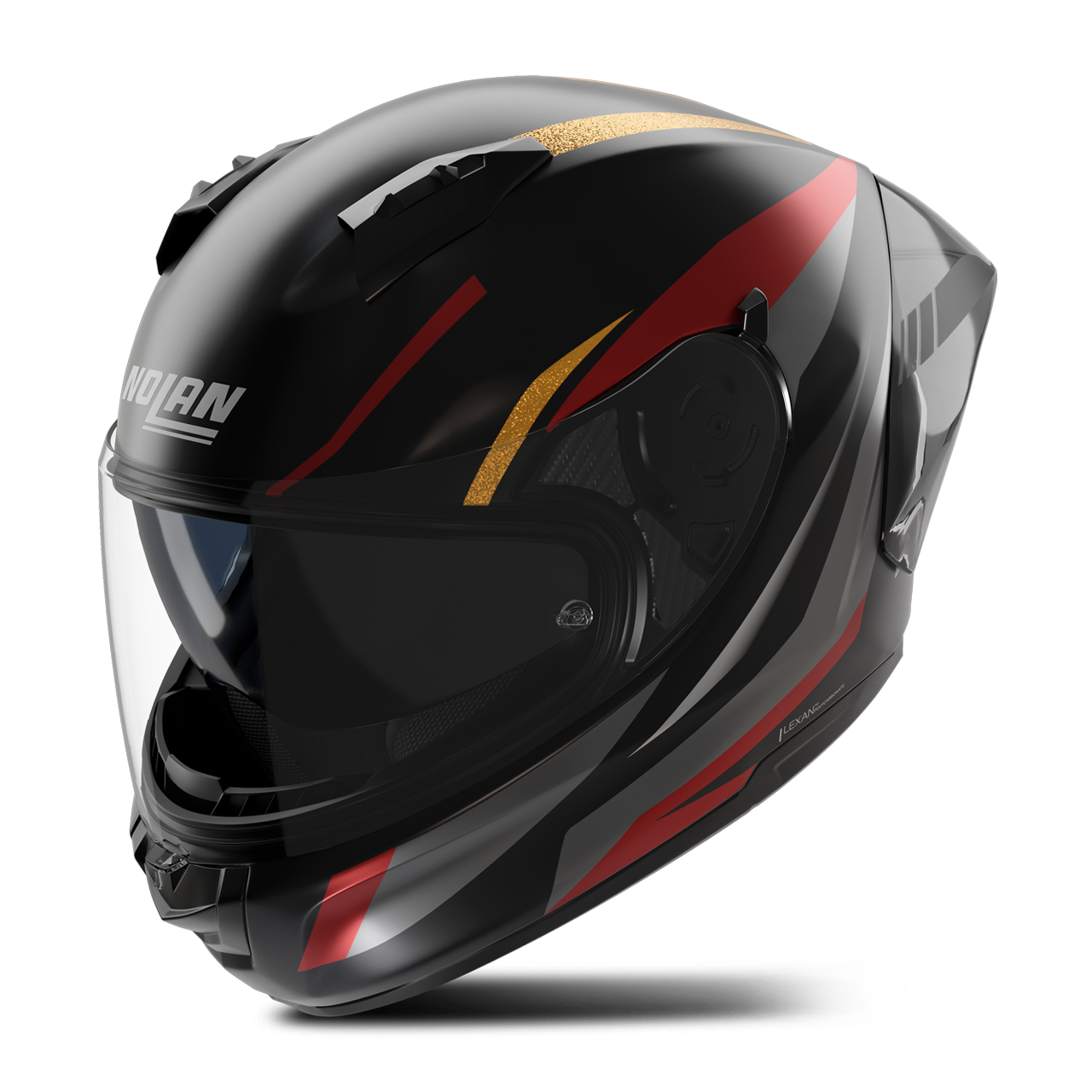 Kask Integralny Nolan N60-6 Sport Lesmo Czarny/Czerwony/Antracyt/Złoty MetalXXS