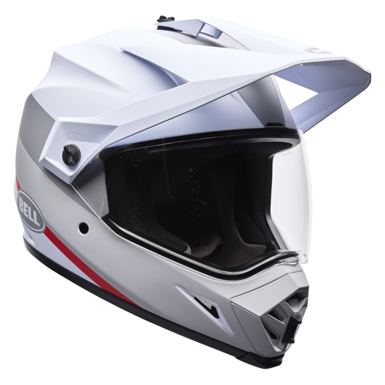 Kask Adventure BELL MX-9 Adv Mips Trail Biały/CzerwonyXL