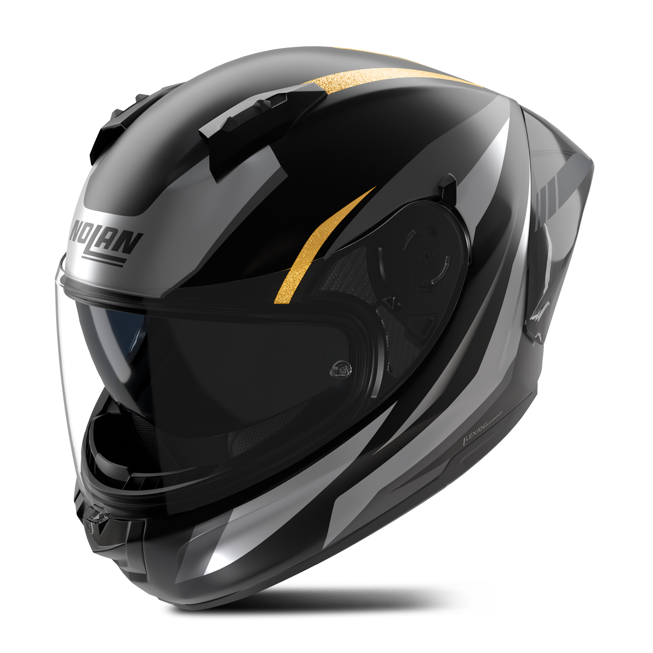 Kask Integralny Nolan N60-6 Sport Lesmo Czarny/Szary/Antracytowy/Złoty MetalXS