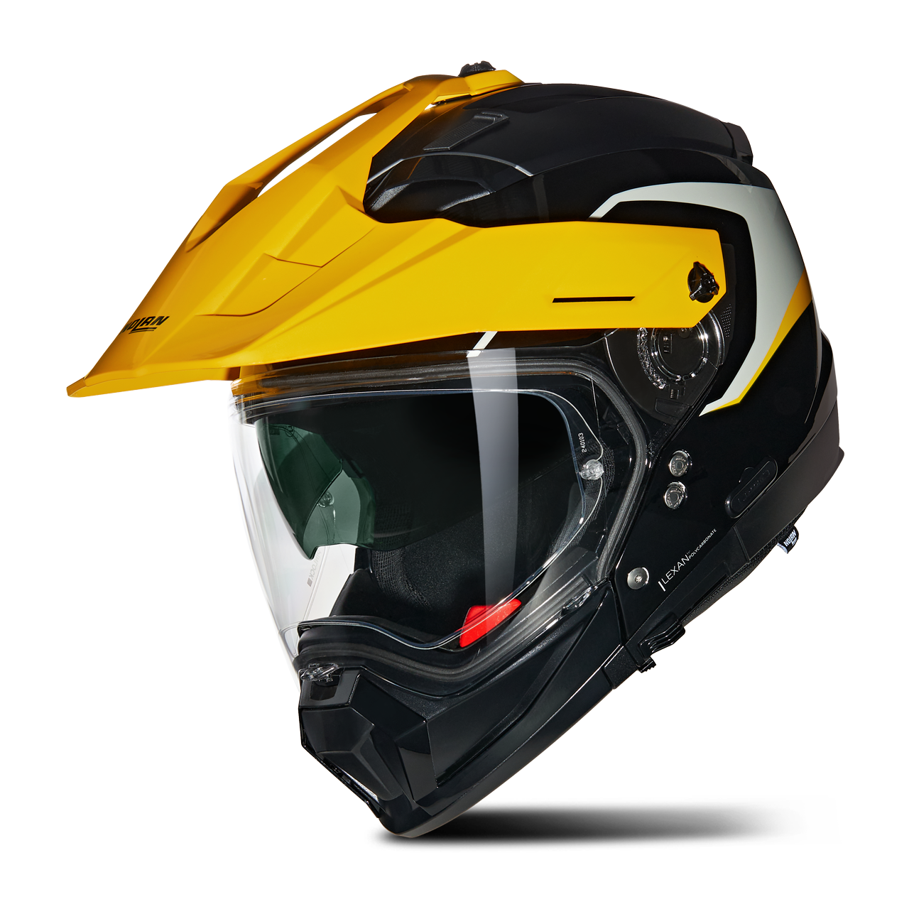 Kask Adventure Nolan N70-2 X Czarny/Szary/ŻółtyM