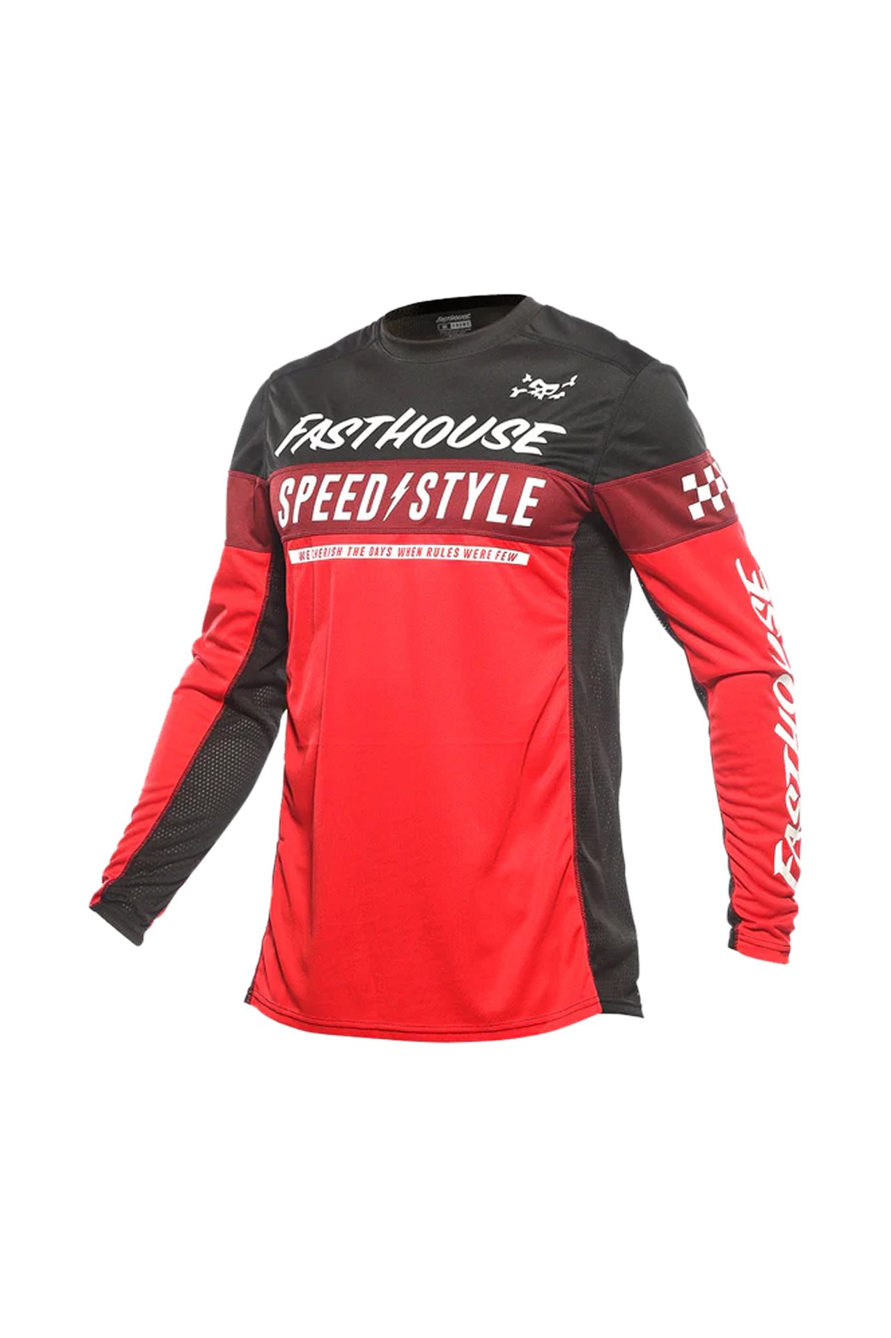 Bluza Cross Fasthouse Grindhouse Akin Czerwony/CzarnyS