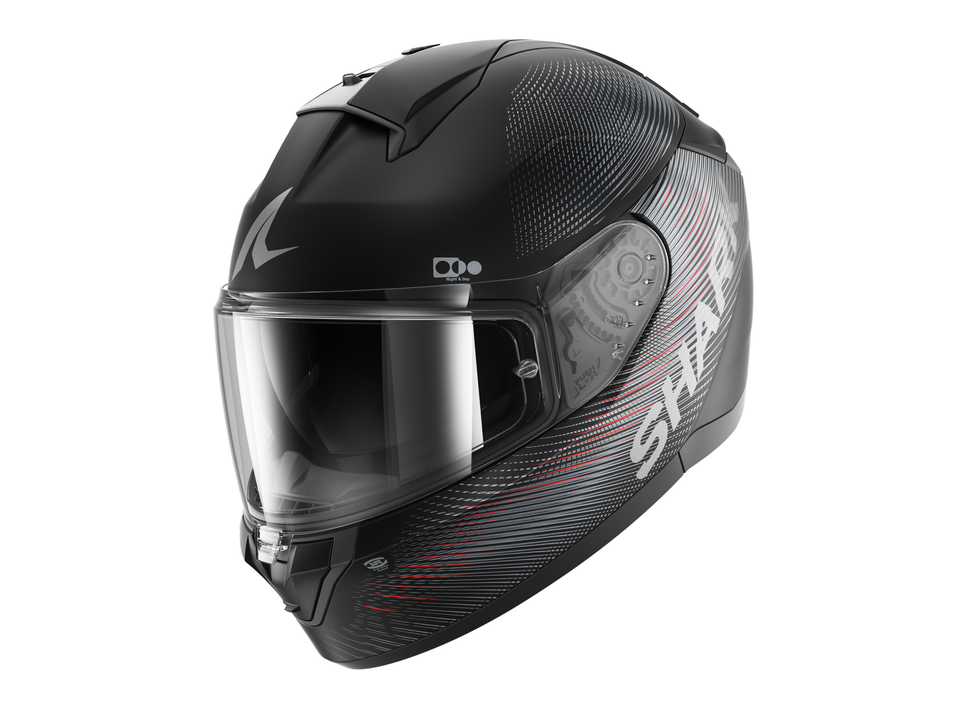 Kask Integralny Shark Ridill 2 SP Lyne Czarny/AntracytowyXS